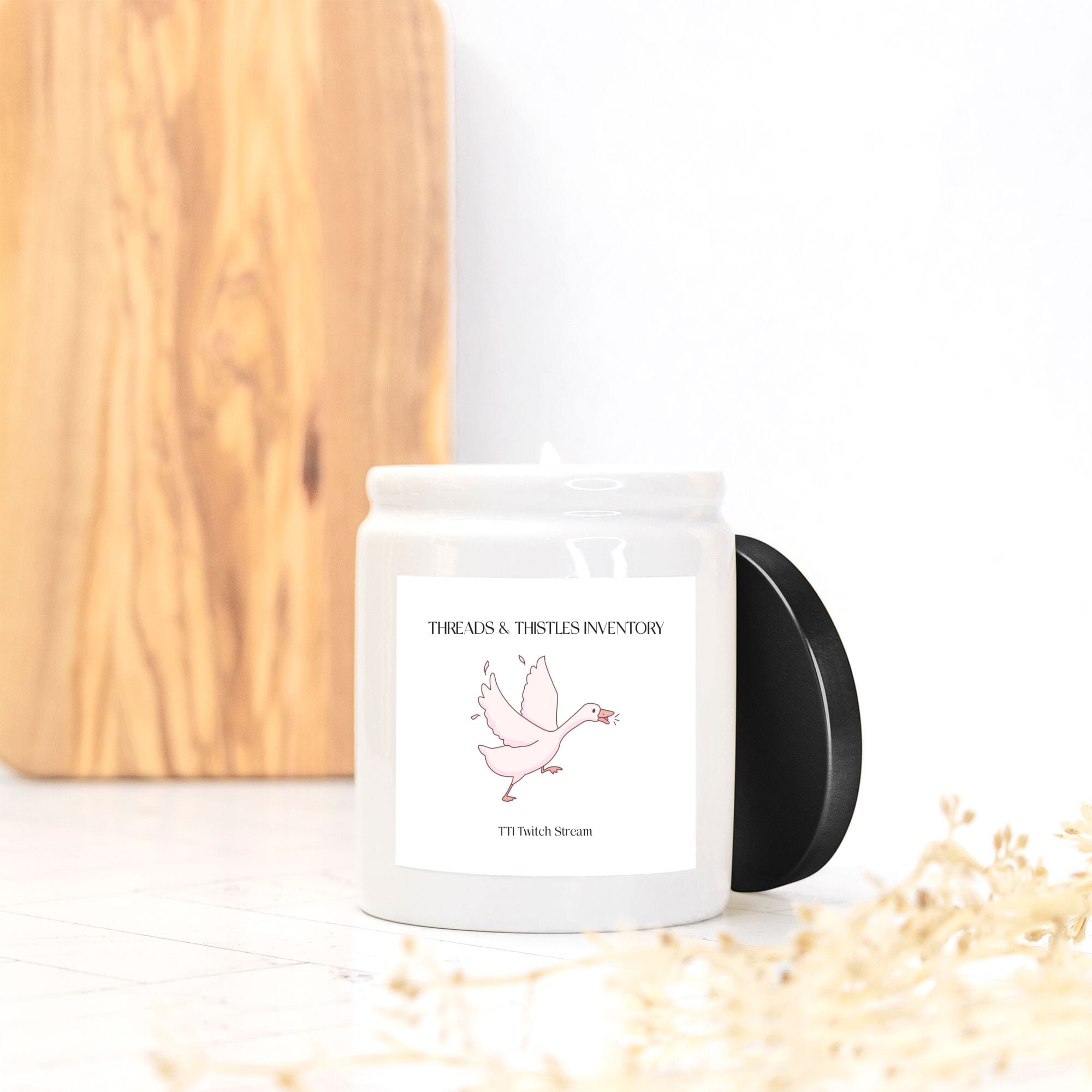 Goose | Candle Ceramic 8oz | TTI Stream Candles Threads & Thistles Inventory