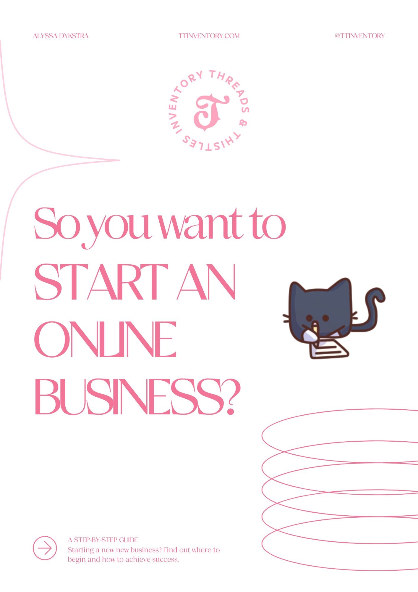 Free Small Business Start Up Guide Threads & Thistles Inventory