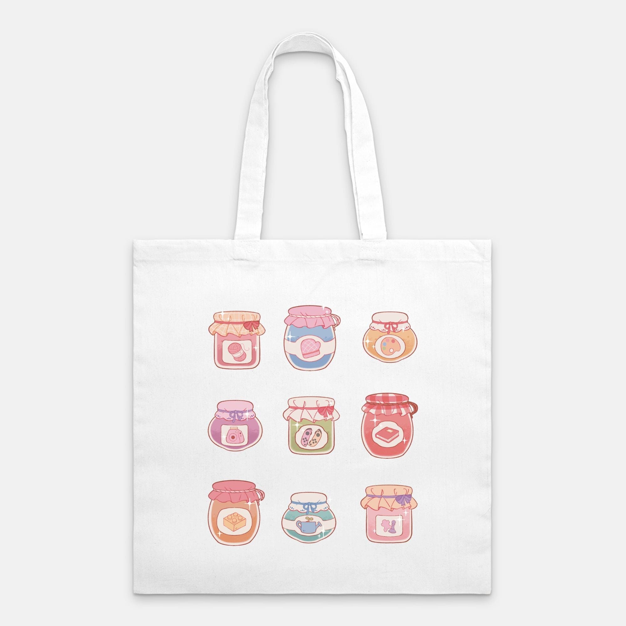 Hobby Jams | Tote Bag Lightweight | Cozy Games & Hobbies Tote Bags Threads & Thistles Inventory White