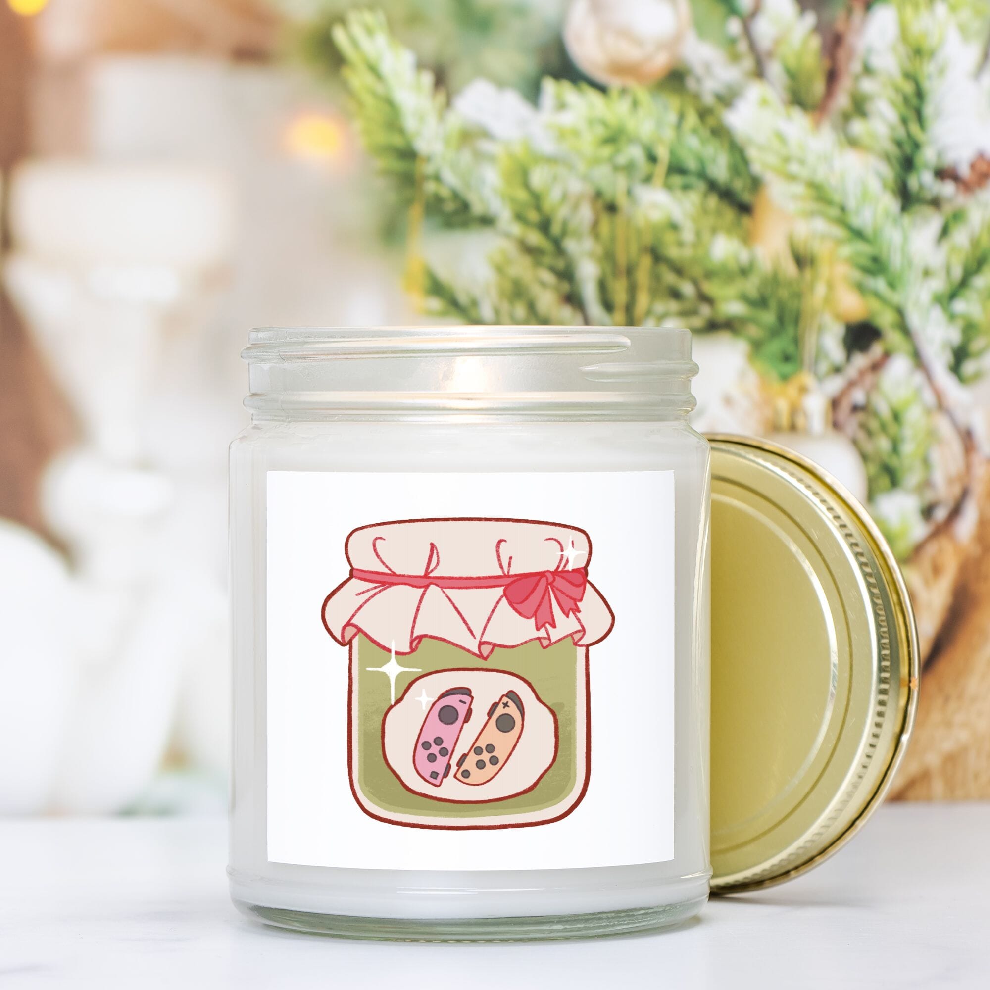 Gaming Hobby | Candle Clear Jar 9oz | Cozy Games & Hobbies Candles Threads & Thistles Inventory
