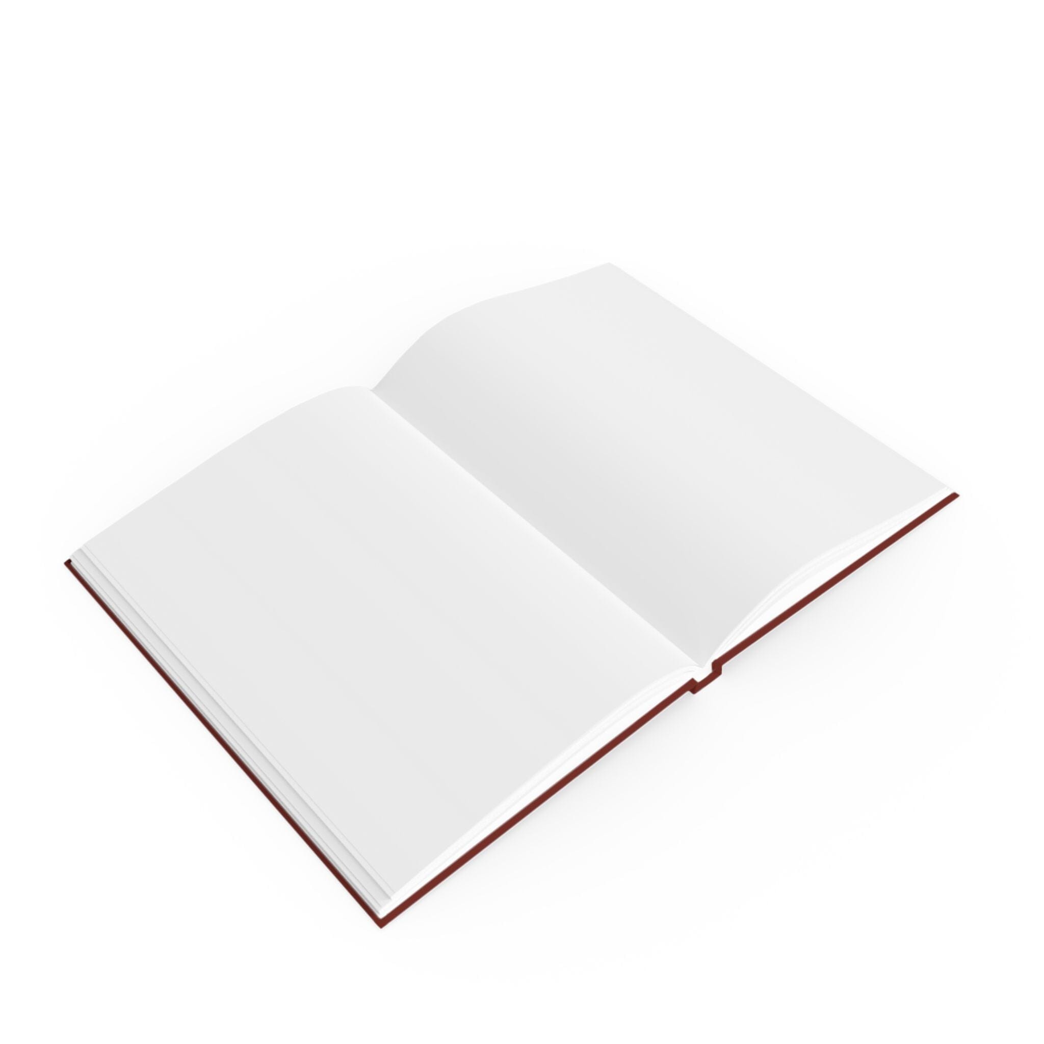 Sticker Backlog | Hard Backed Blank Journal | Cozy Games & Hobbies Paper products Printify