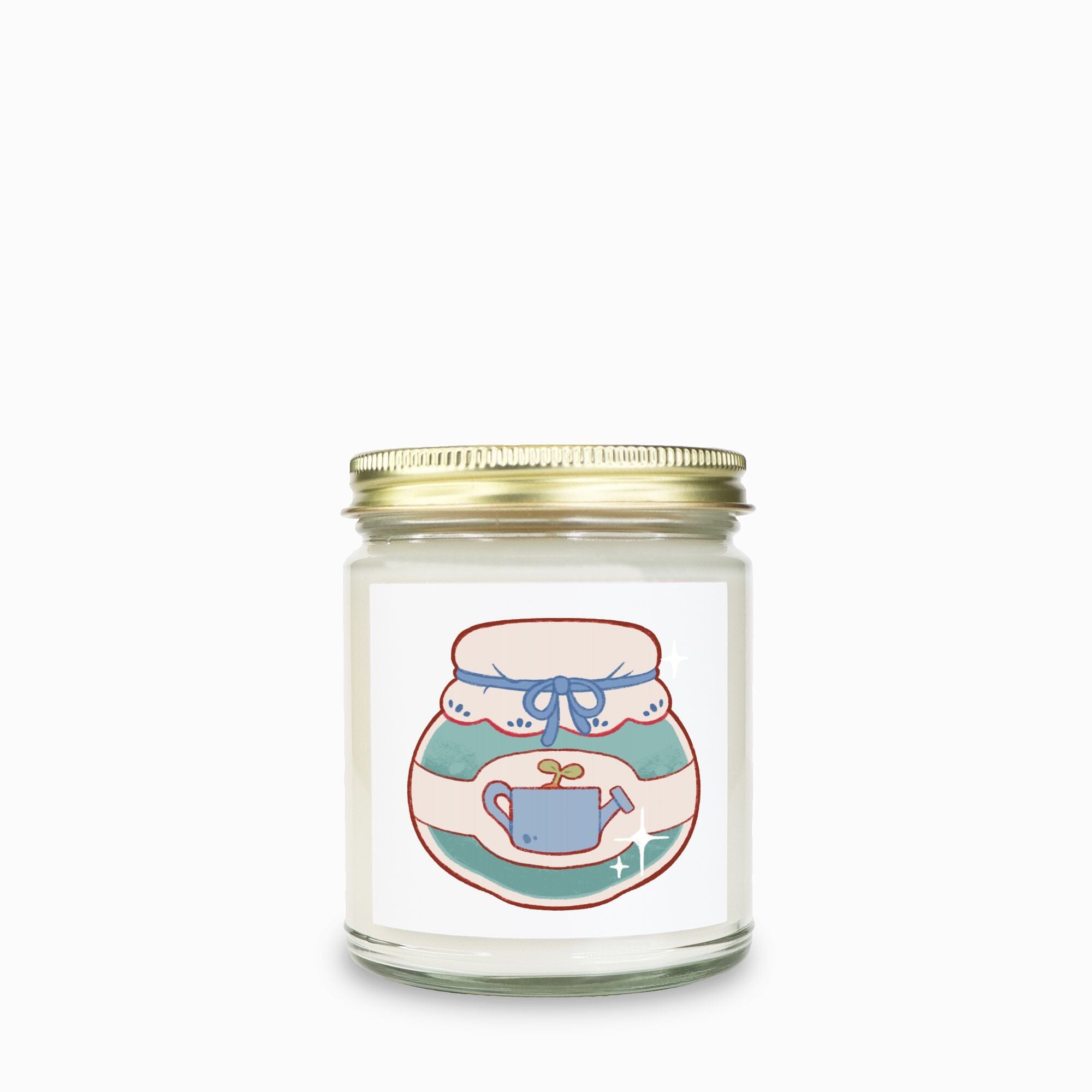 Gardening Hobby | Candle Clear Jar 9oz | Cozy Games & Hobbies Candles Threads & Thistles Inventory