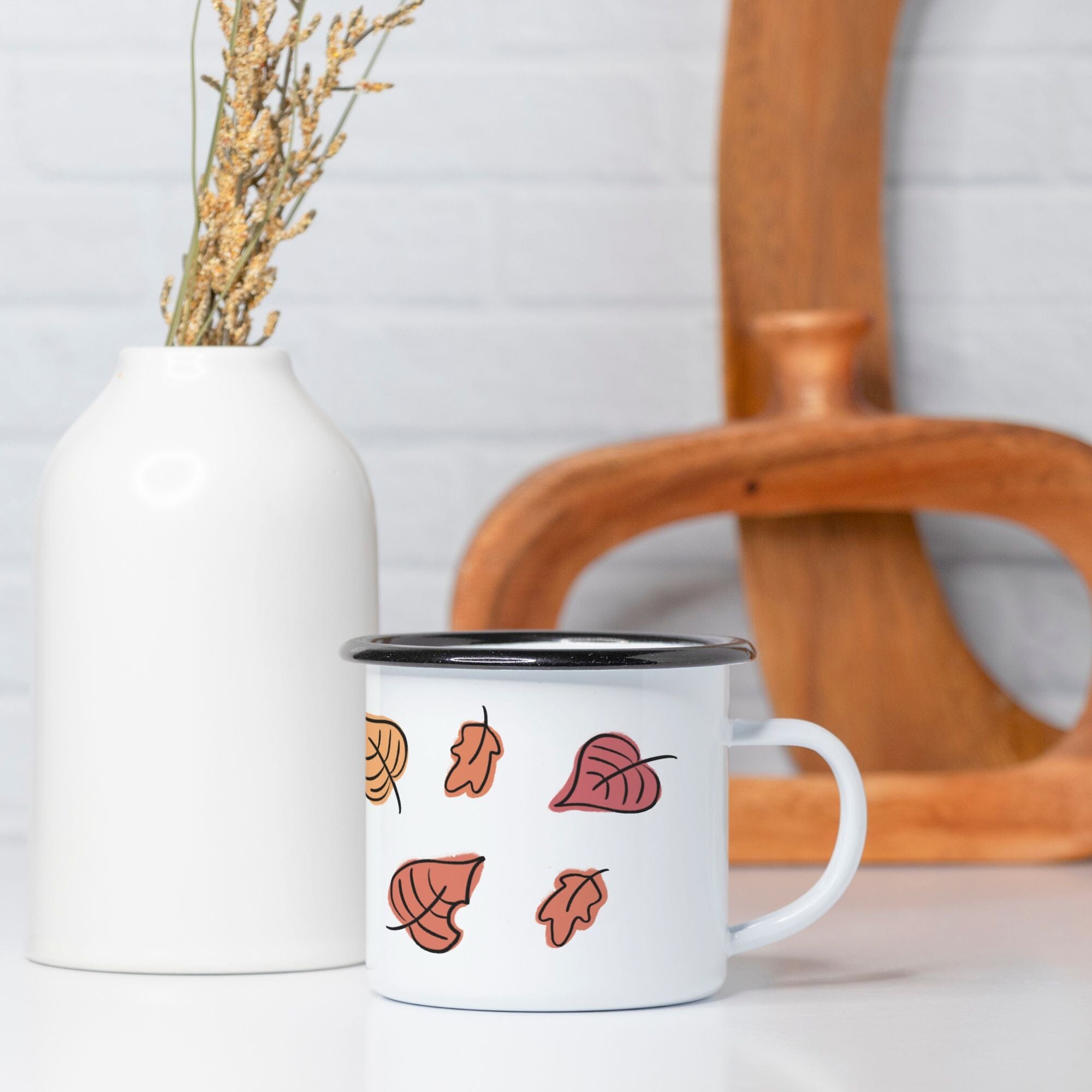Animal Crossing Leaf | Fall Camp Mug 10 oz. | Animal Crossing Mugs Threads and Thistles Inventory