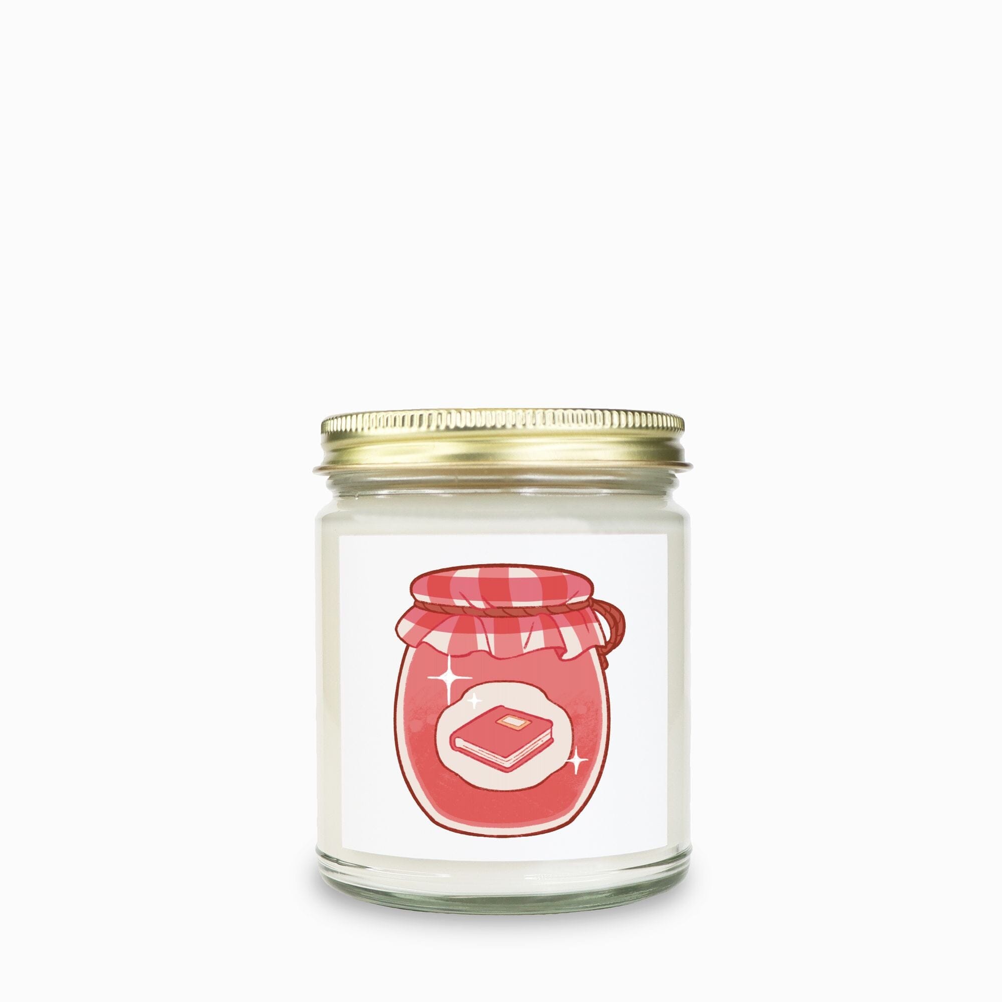 Reading & Journaling Hobby | Candle Clear Jar 9oz | Cozy Games & Hobbies Candles Threads & Thistles Inventory Vanilla Bean