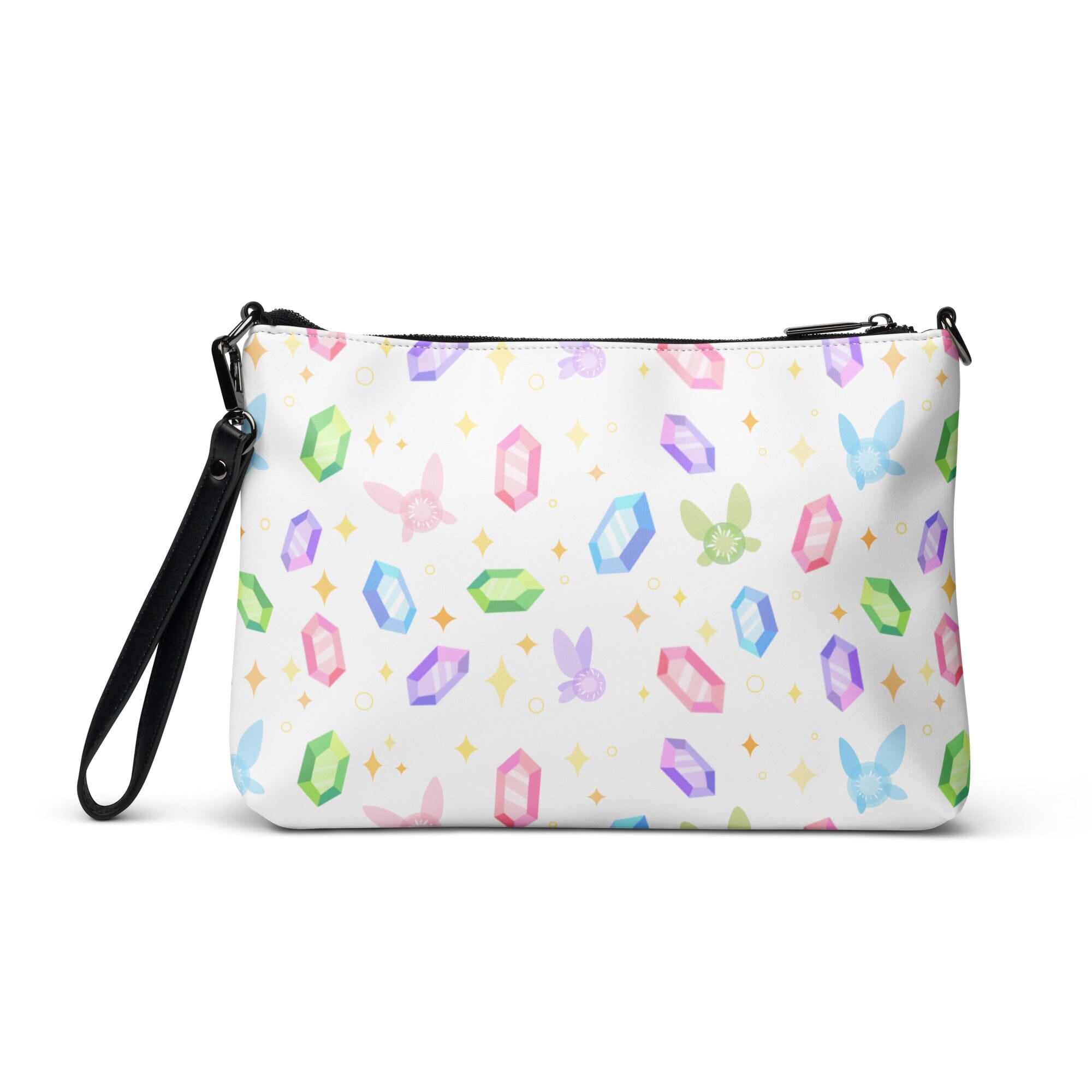 Navi Fairies and Rupees | Crossbody bag | Titty Tea Zelda Threads & Thistles Inventory