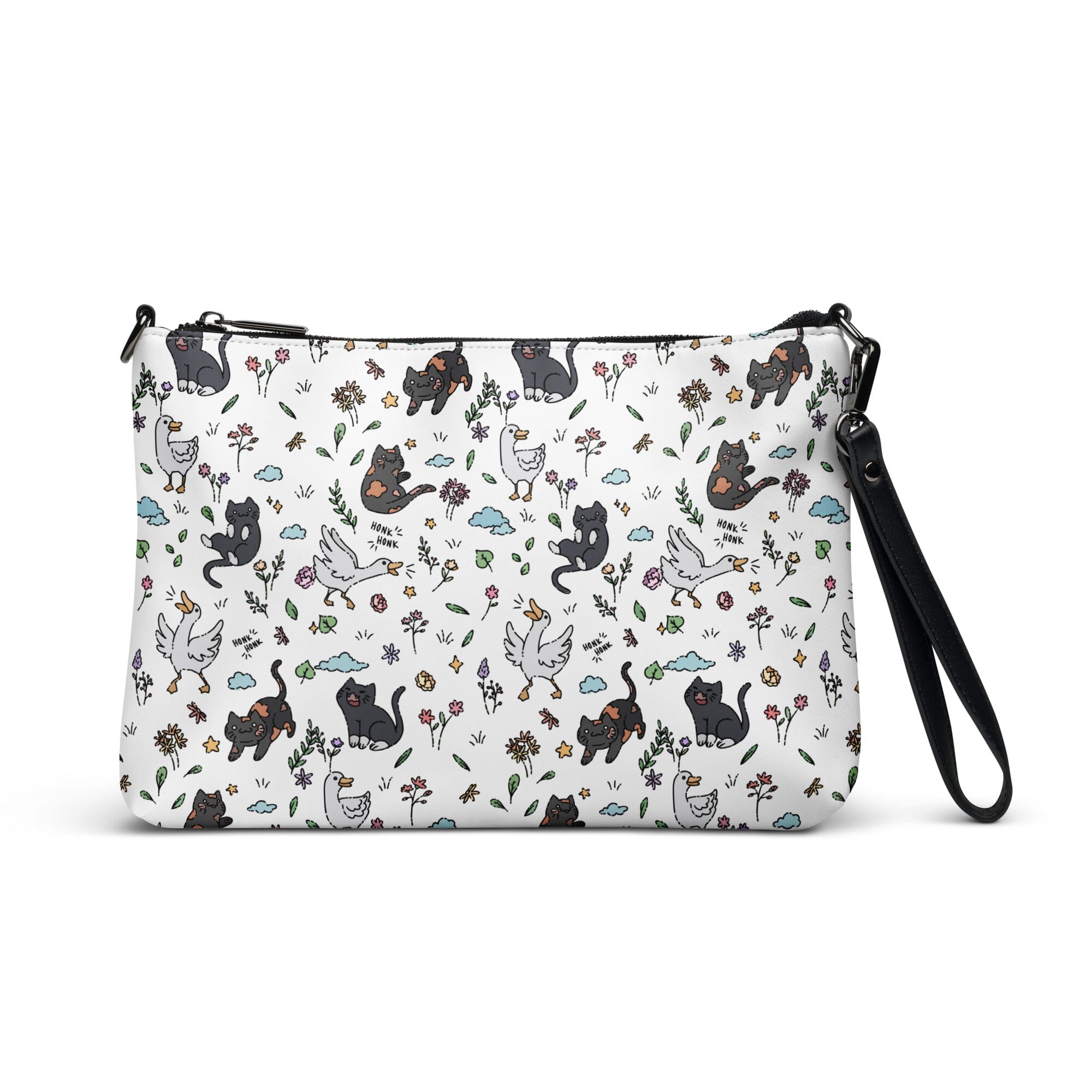 Goose & Kitties| Crossbody bag | TTI Stream Threads & Thistles Inventory White 