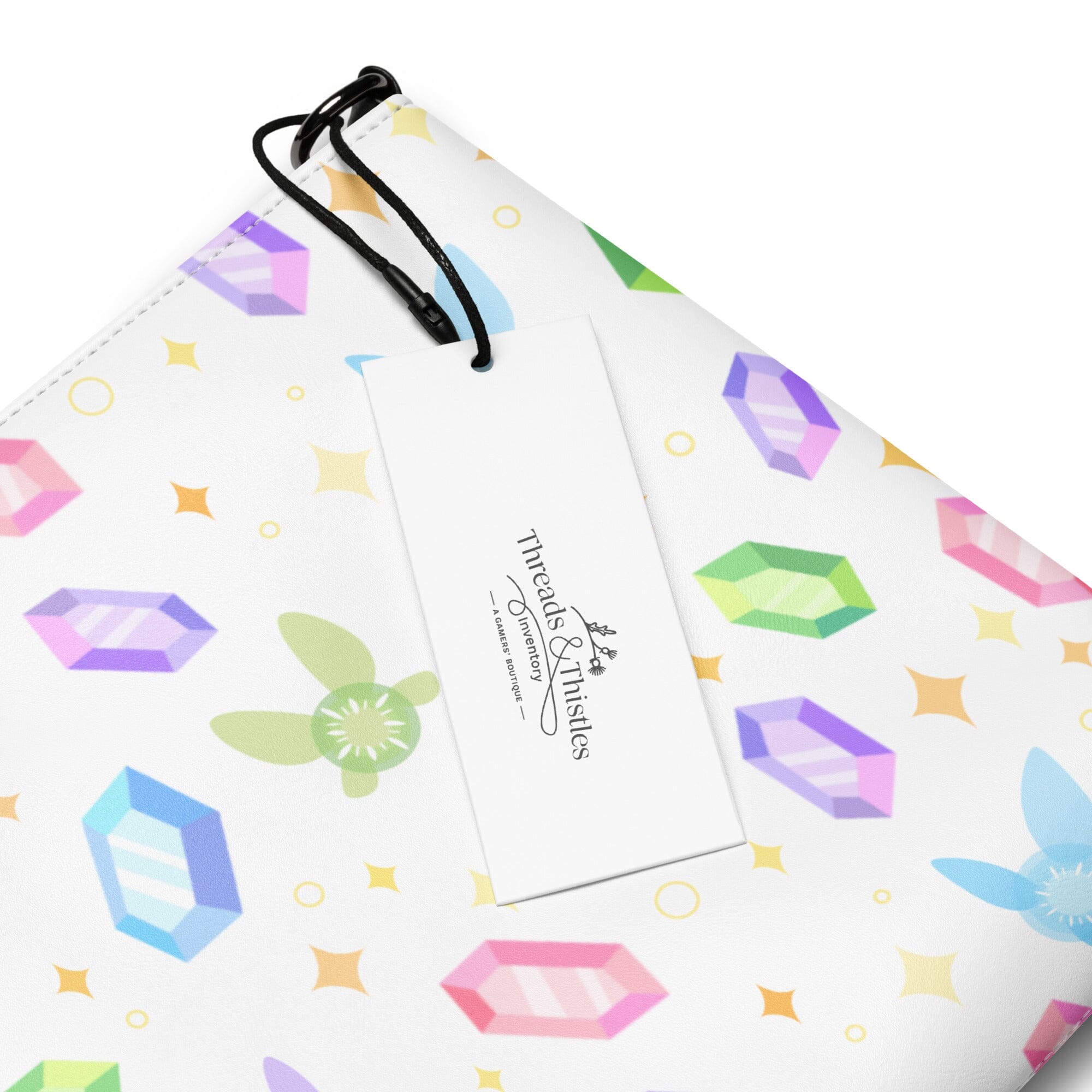 Navi Fairies and Rupees | Crossbody bag | Titty Tea Zelda Threads & Thistles Inventory