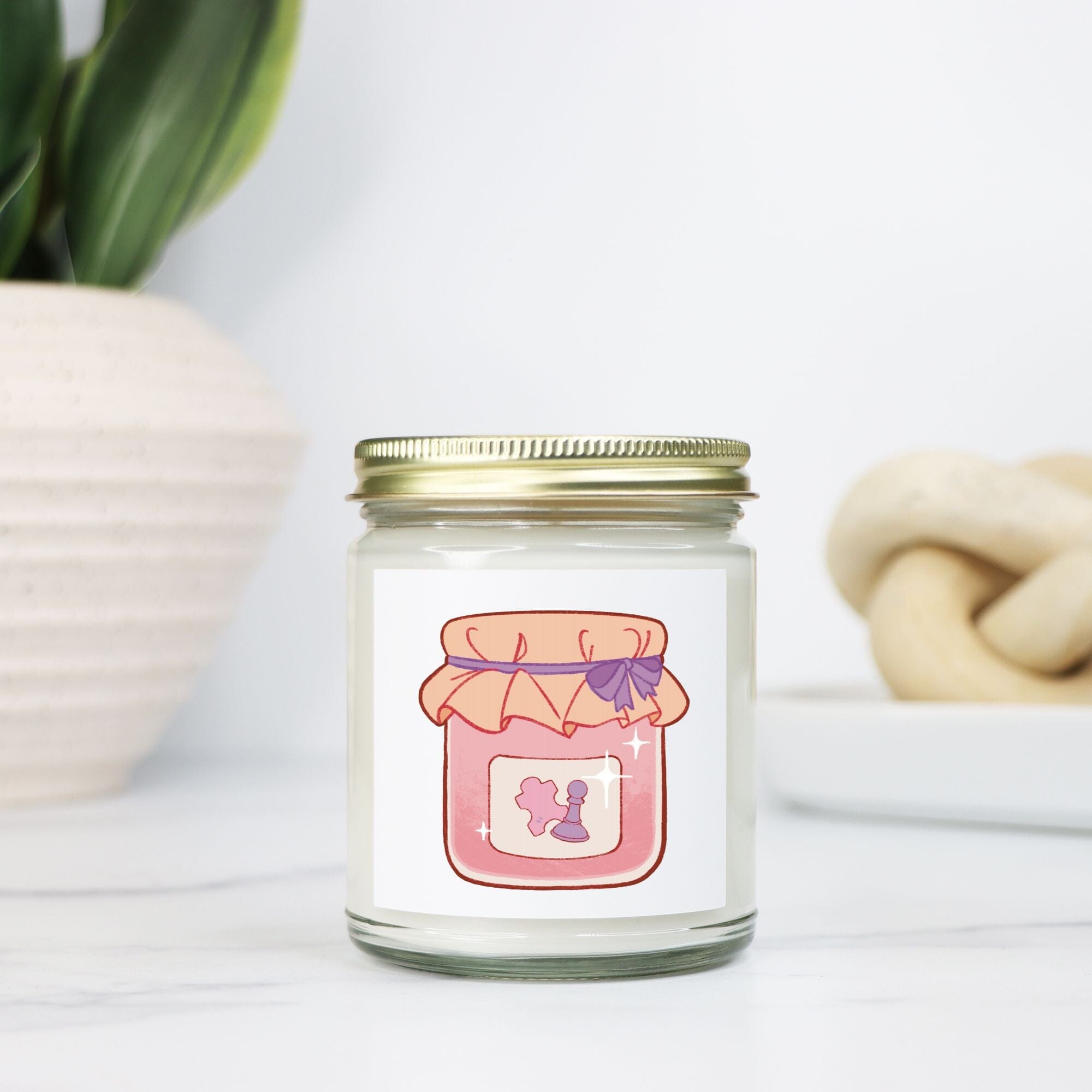 Board Games Hobby | Candle Clear Jar 9oz | Cozy Games & Hobbies Candles Threads & Thistles Inventory