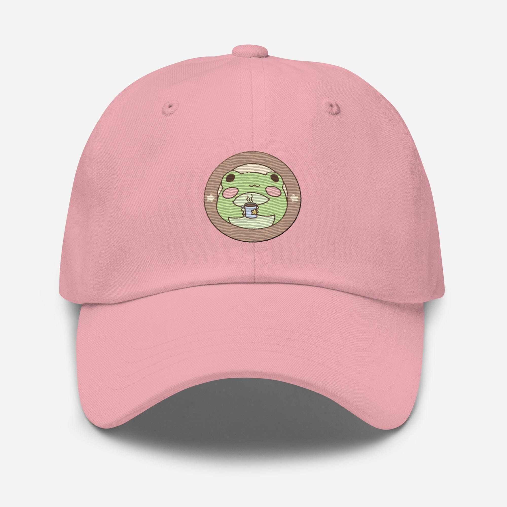 Harold's cafe | Embroidered Dad hat | TTI Stream Threads & Thistles Inventory Pink