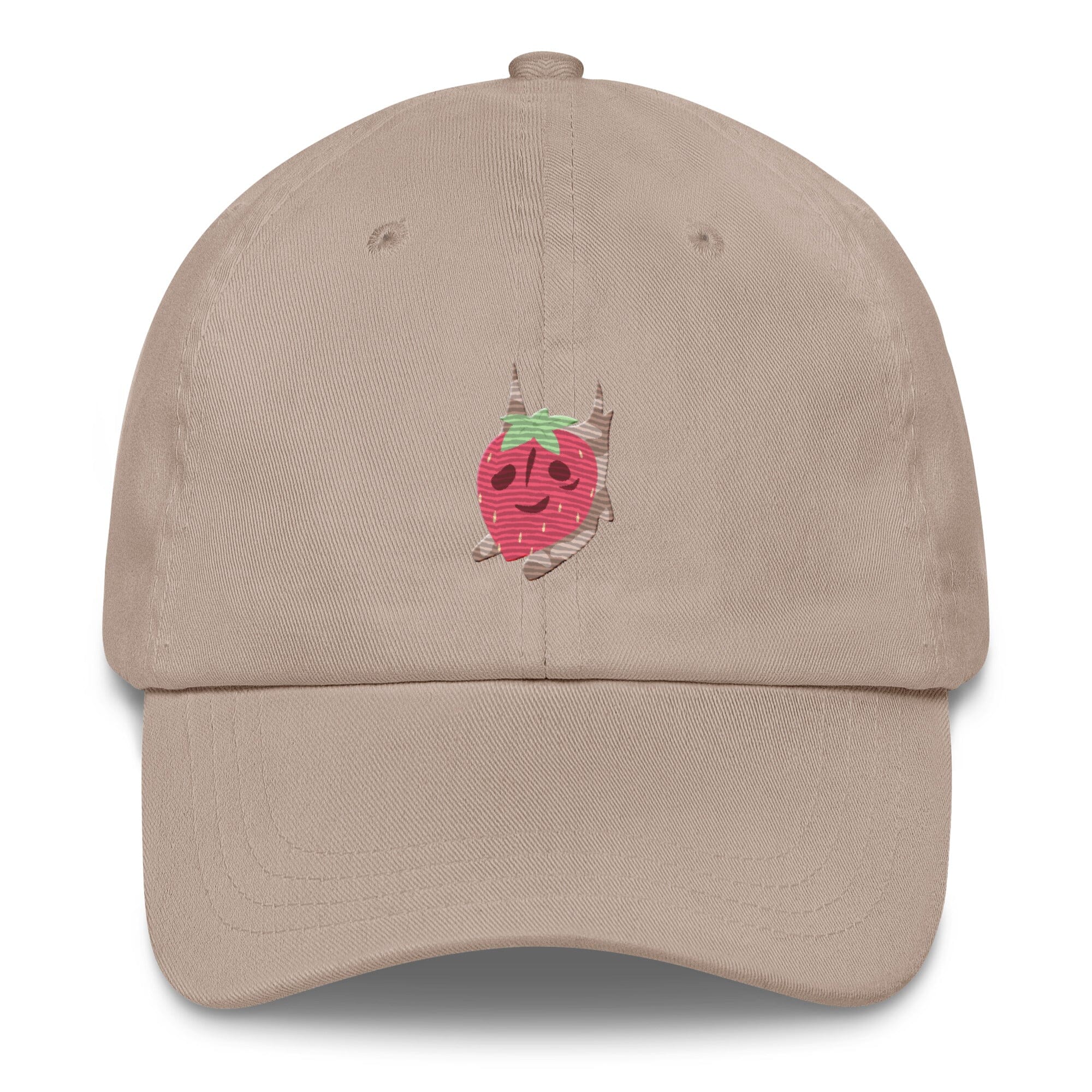 Strawberry Korok | Embroidered Dad hat | Titty Tea Zelda Threads & Thistles Inventory Stone