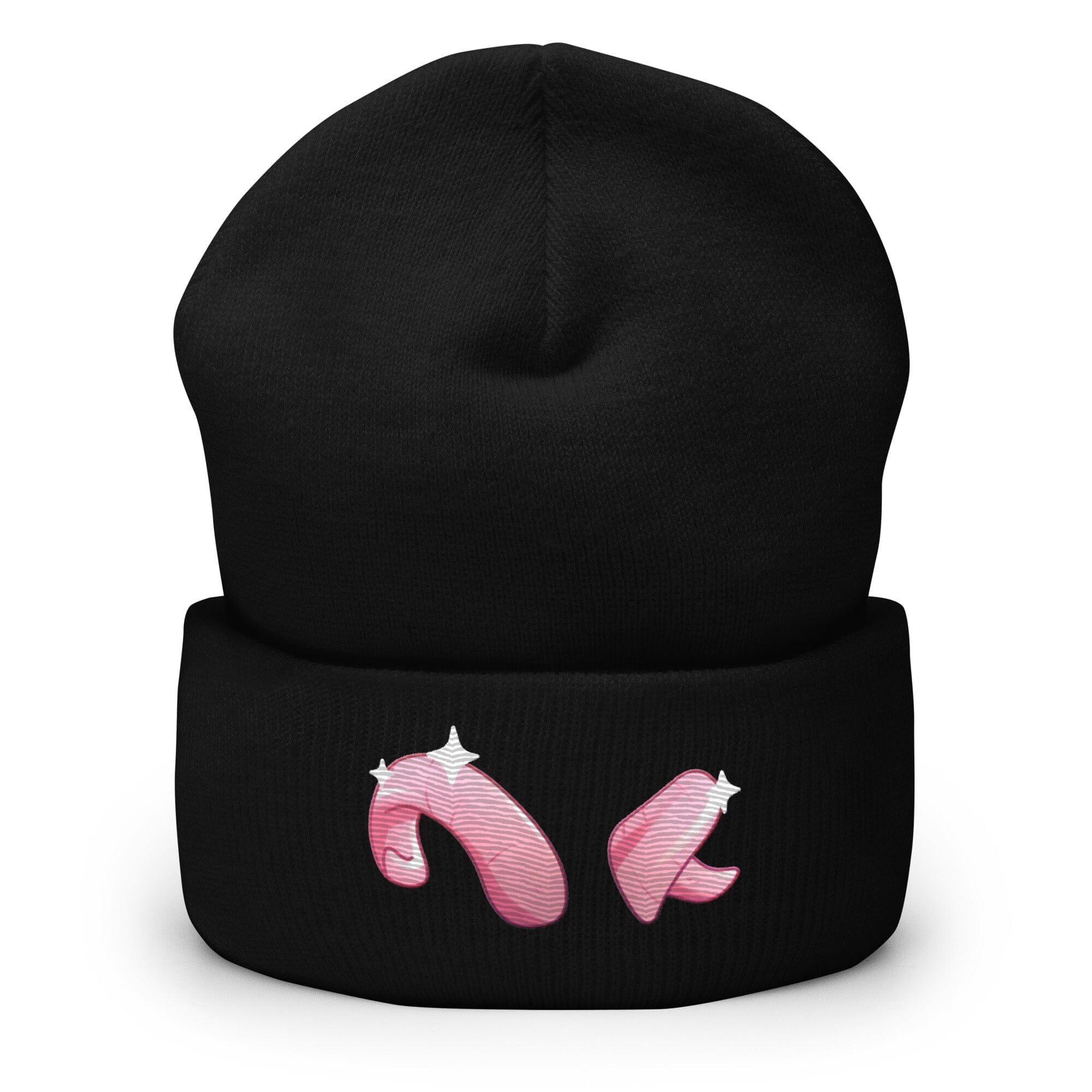 Kawaii Tiefling | Cuffed Beanie | Baldur's Gate Threads & Thistles Inventory Black