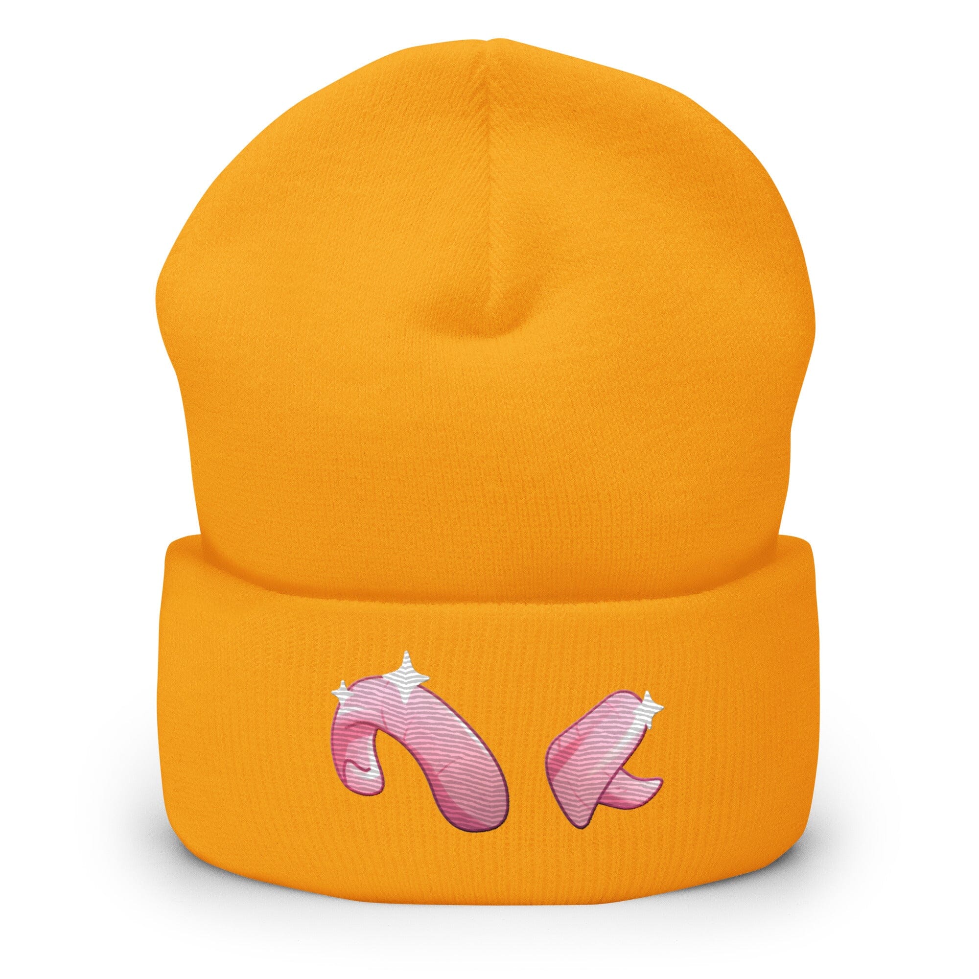 Kawaii Tiefling | Cuffed Beanie | Baldur's Gate Threads & Thistles Inventory Gold