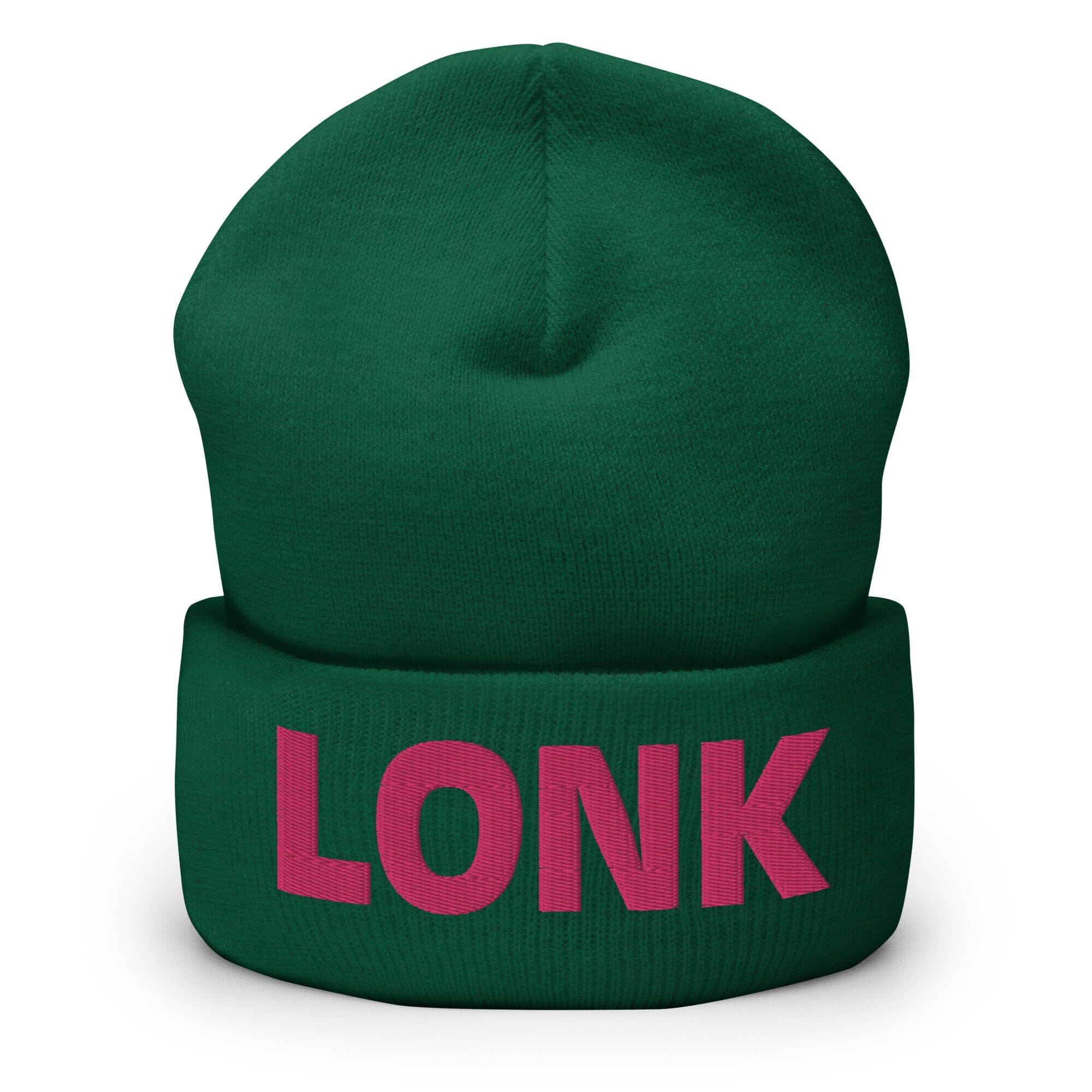 LONK | Embroidered Cuffed Beanie | Titty Tea Zelda Threads & Thistles Inventory Spruce