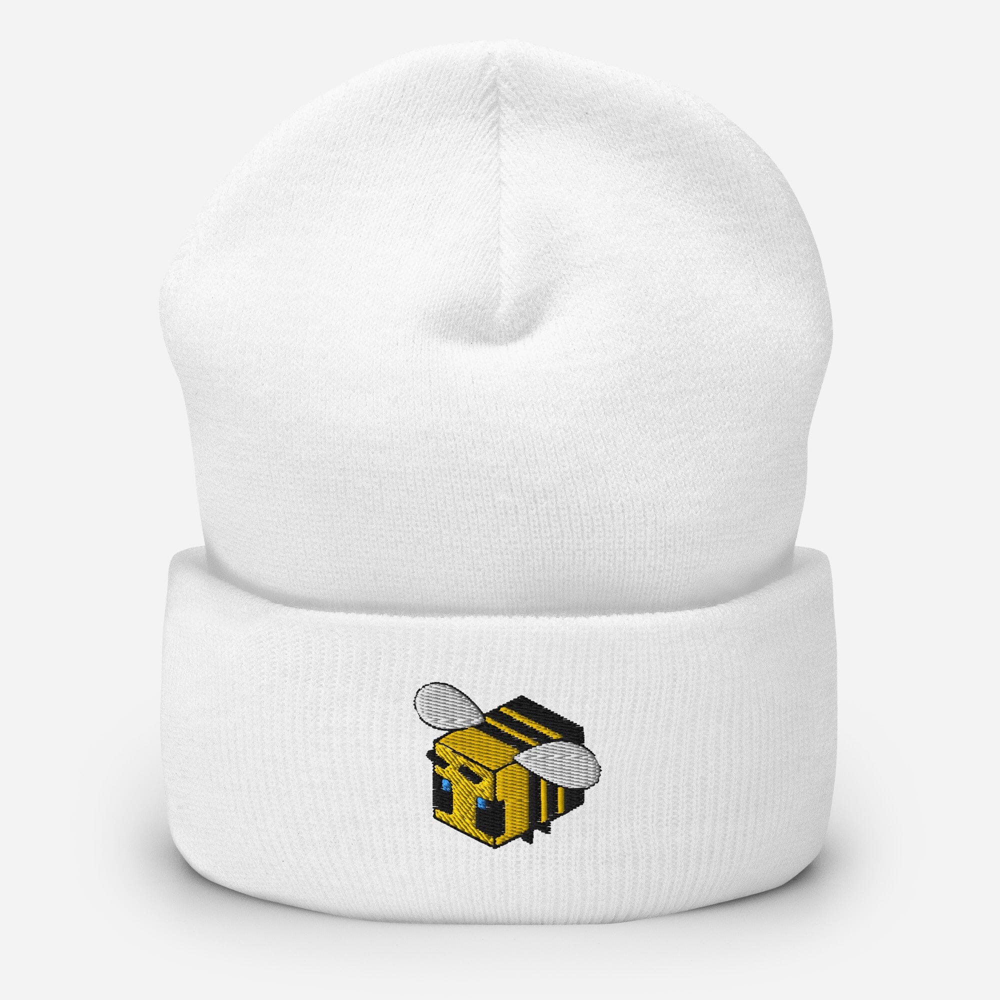 Minecraft Bee | Cuffed Beanie | Minecraft Beanies Threads and Thistles Inventory