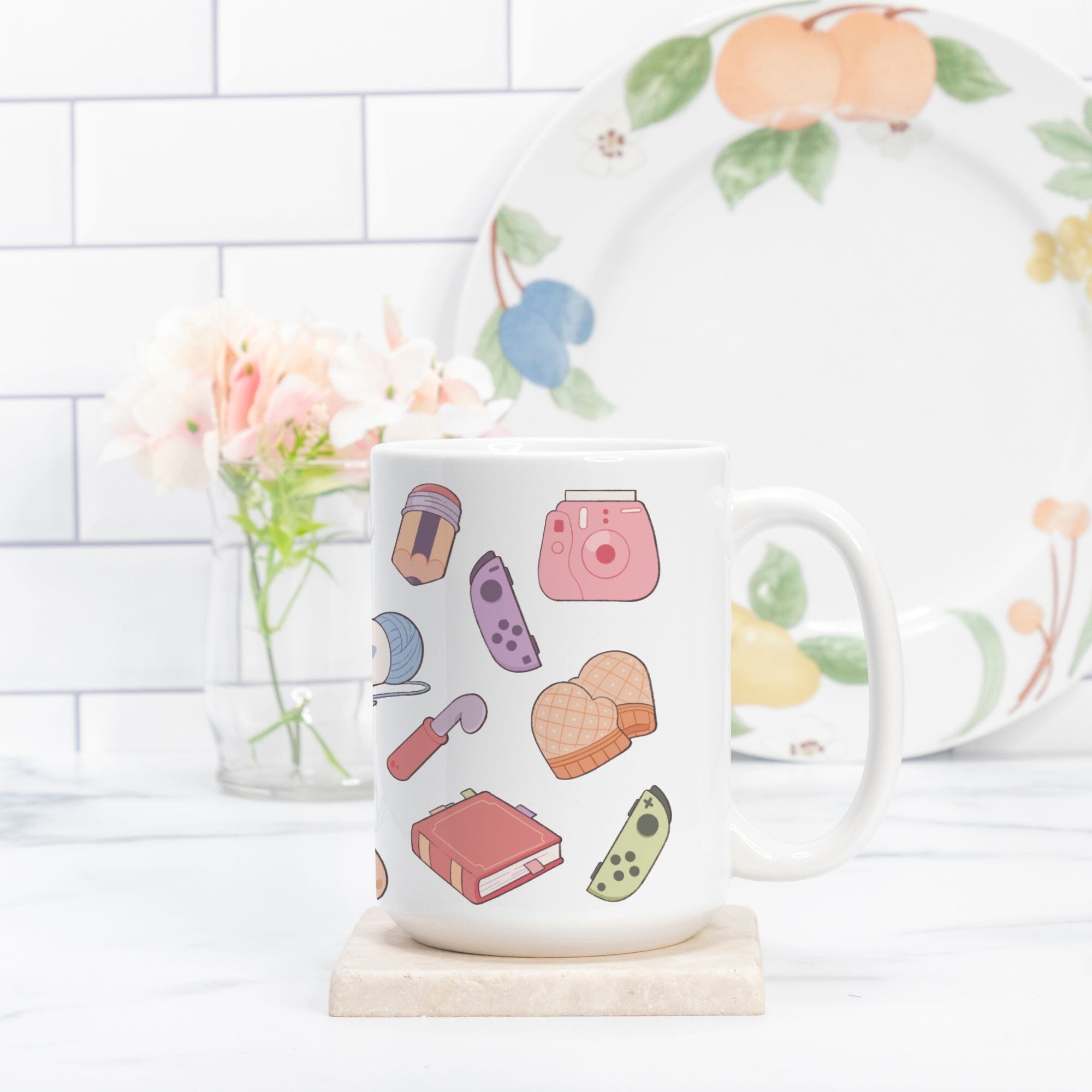 Cozy Hobbies Mug Deluxe 15oz. Mugs Threads & Thistles Inventory
