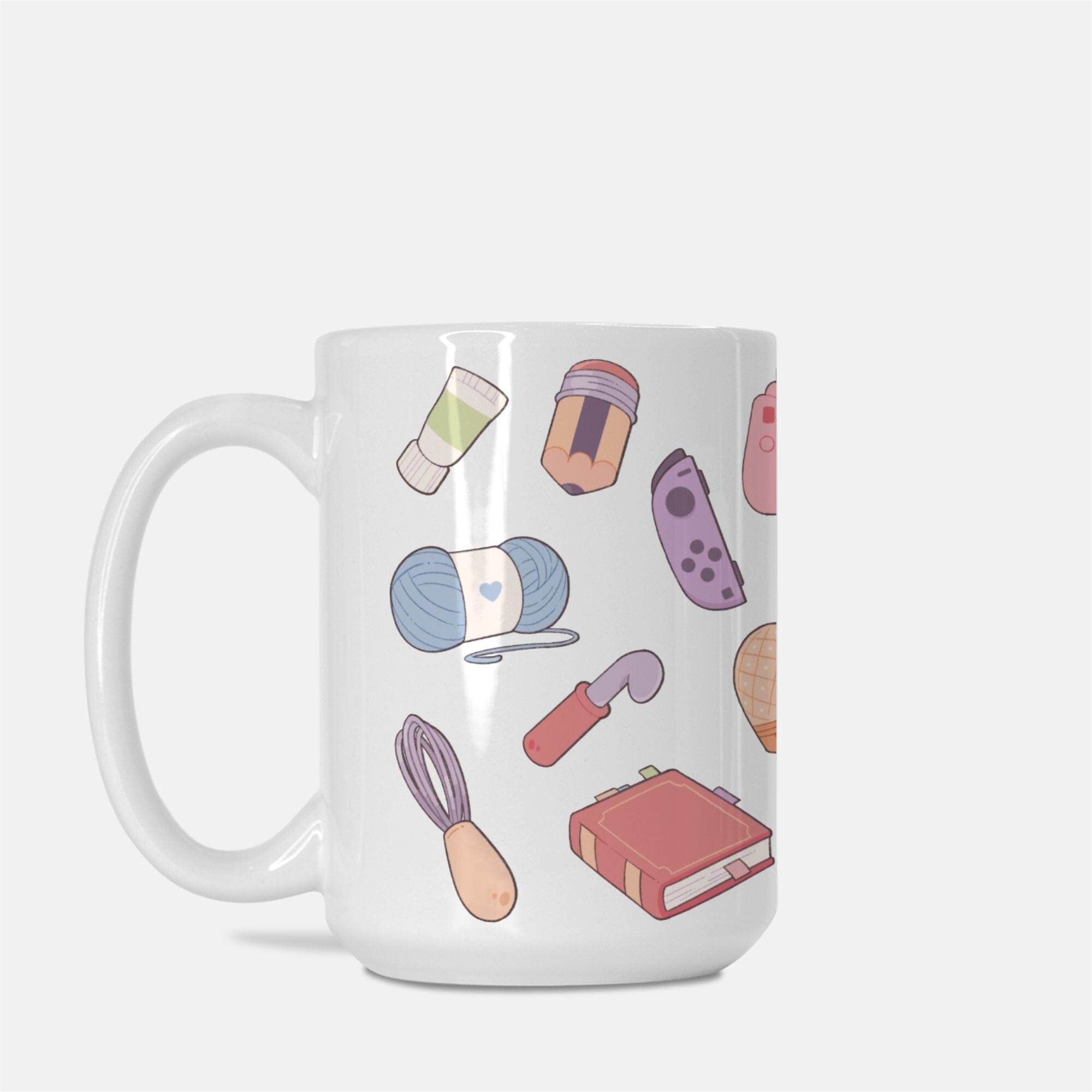 Cozy Hobbies Mug Deluxe 15oz. Mugs Threads & Thistles Inventory