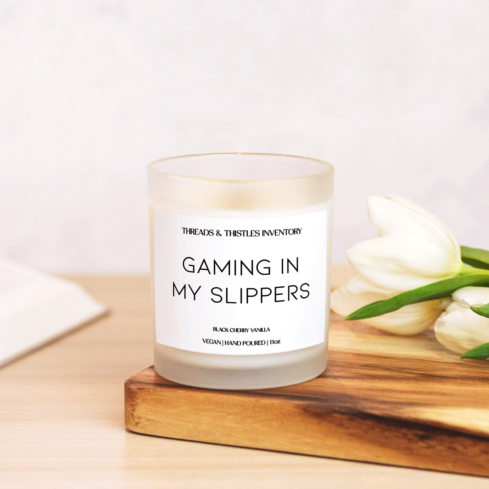 Gaming in my Slippers | 11oz Candle Candles Threads & Thistles Inventory 