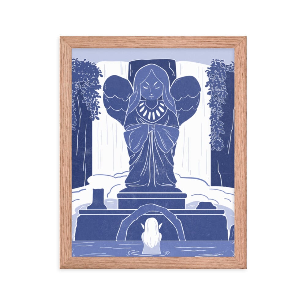Goddess Hylia Statue | Framed poster | The Legend of Zelda Threads & Thistles Inventory