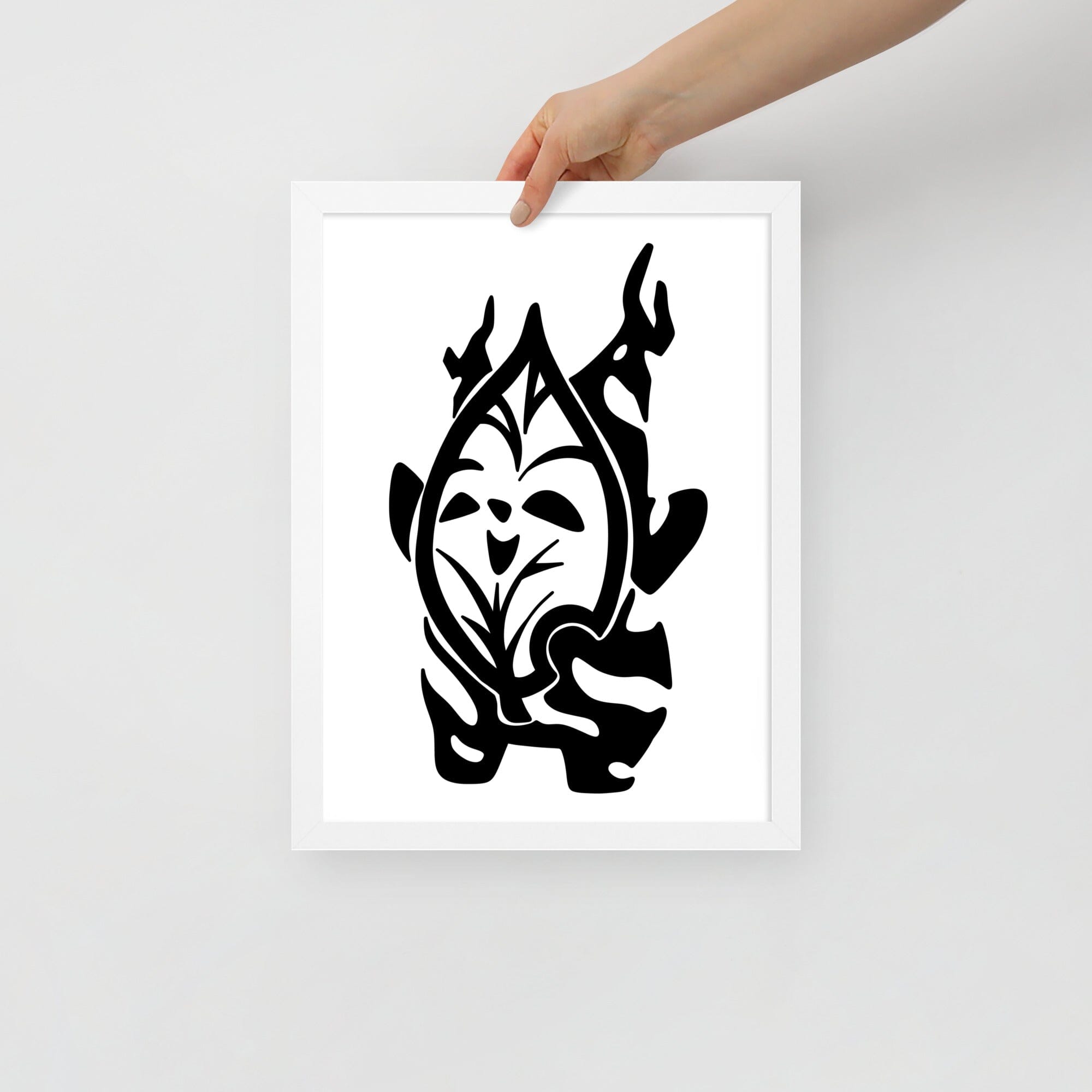 Happy Korok | Framed poster | The Legend of Zelda Threads & Thistles Inventory White 12″×16″