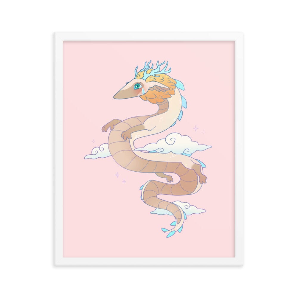 Light Dragon | Framed poster | Titty Tea Zelda Threads & Thistles Inventory White 16″×20″ 