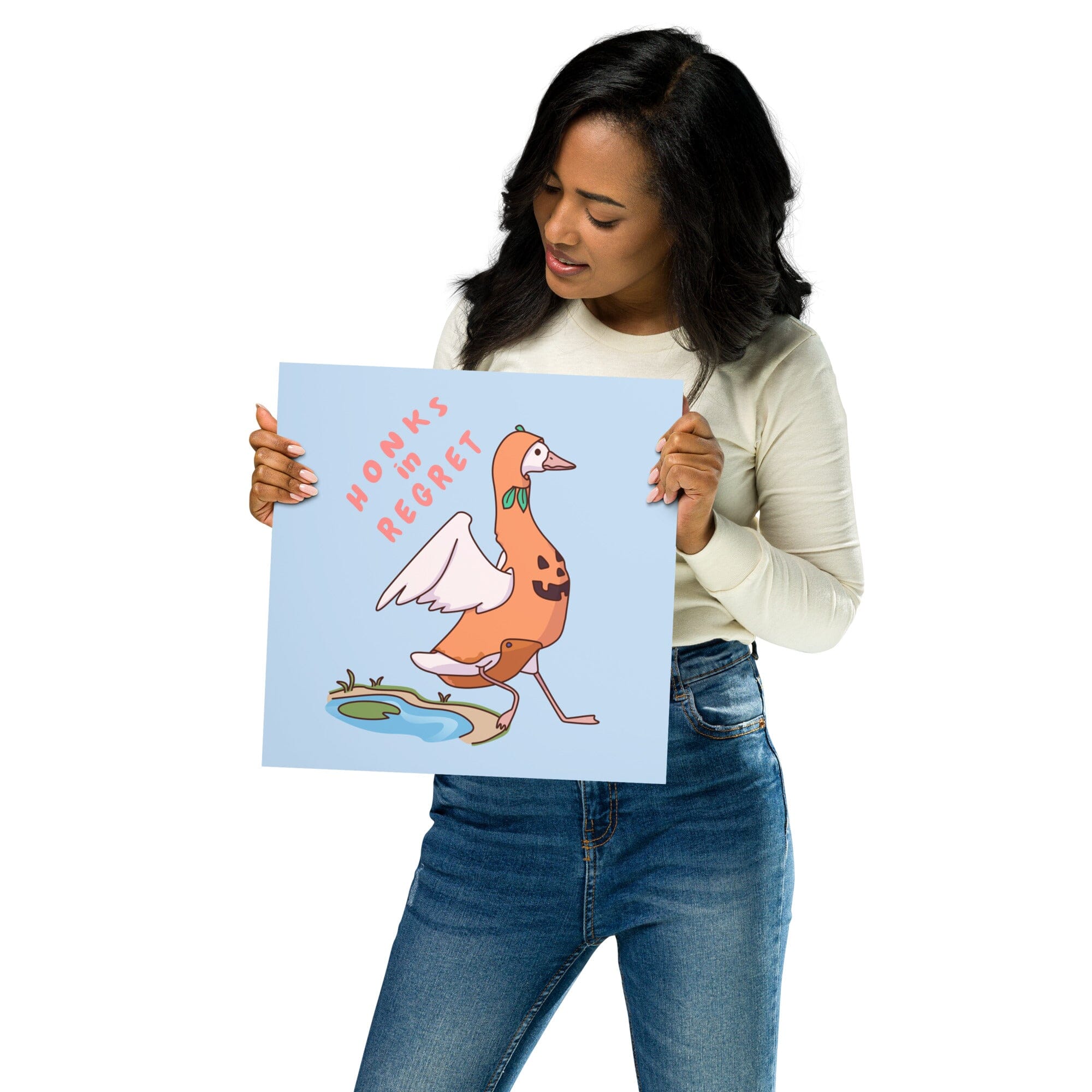 Honks In Regret | Poster | TTI Stream Threads & Thistles Inventory 12″×12″