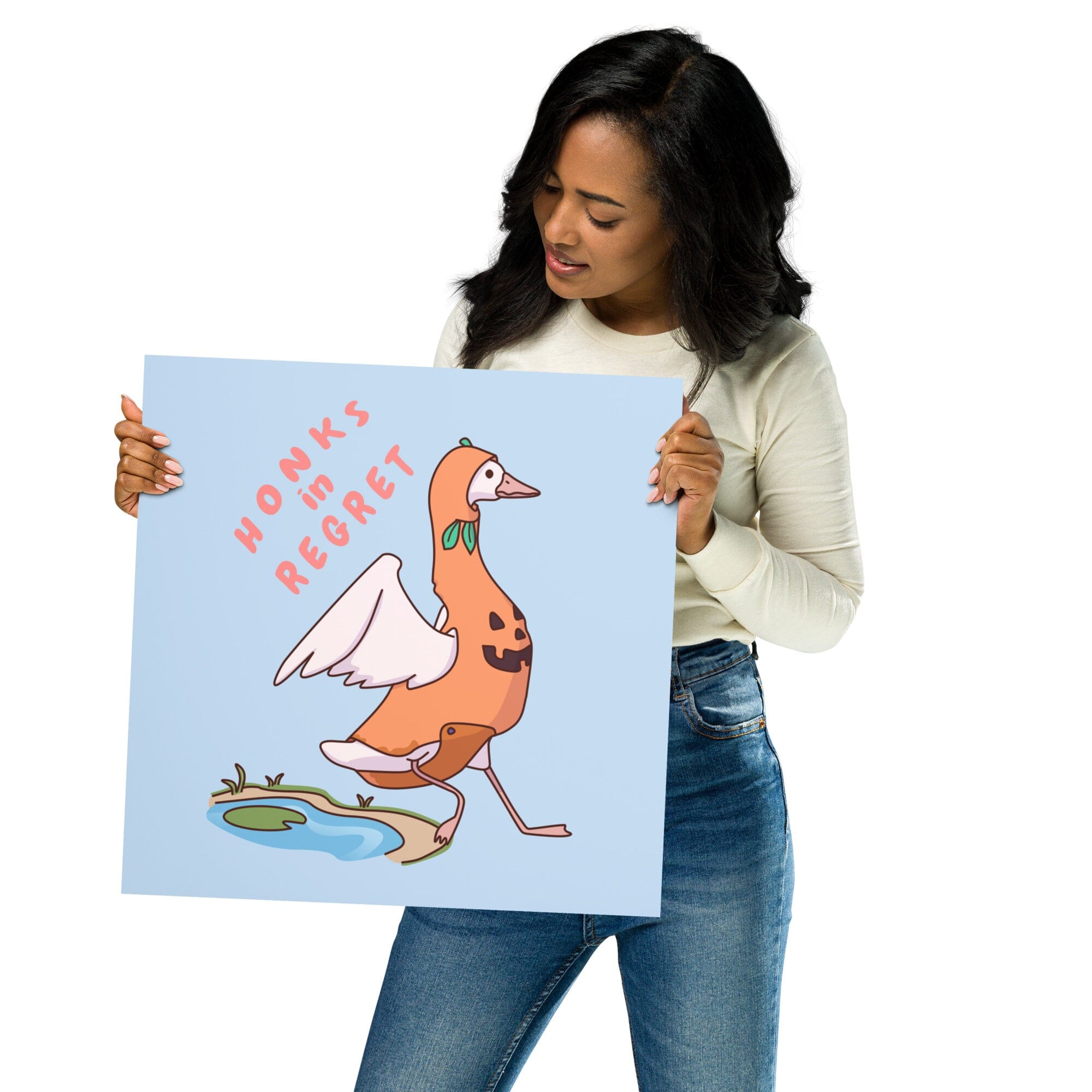 Honks In Regret | Poster | TTI Stream Threads & Thistles Inventory 16″×16″