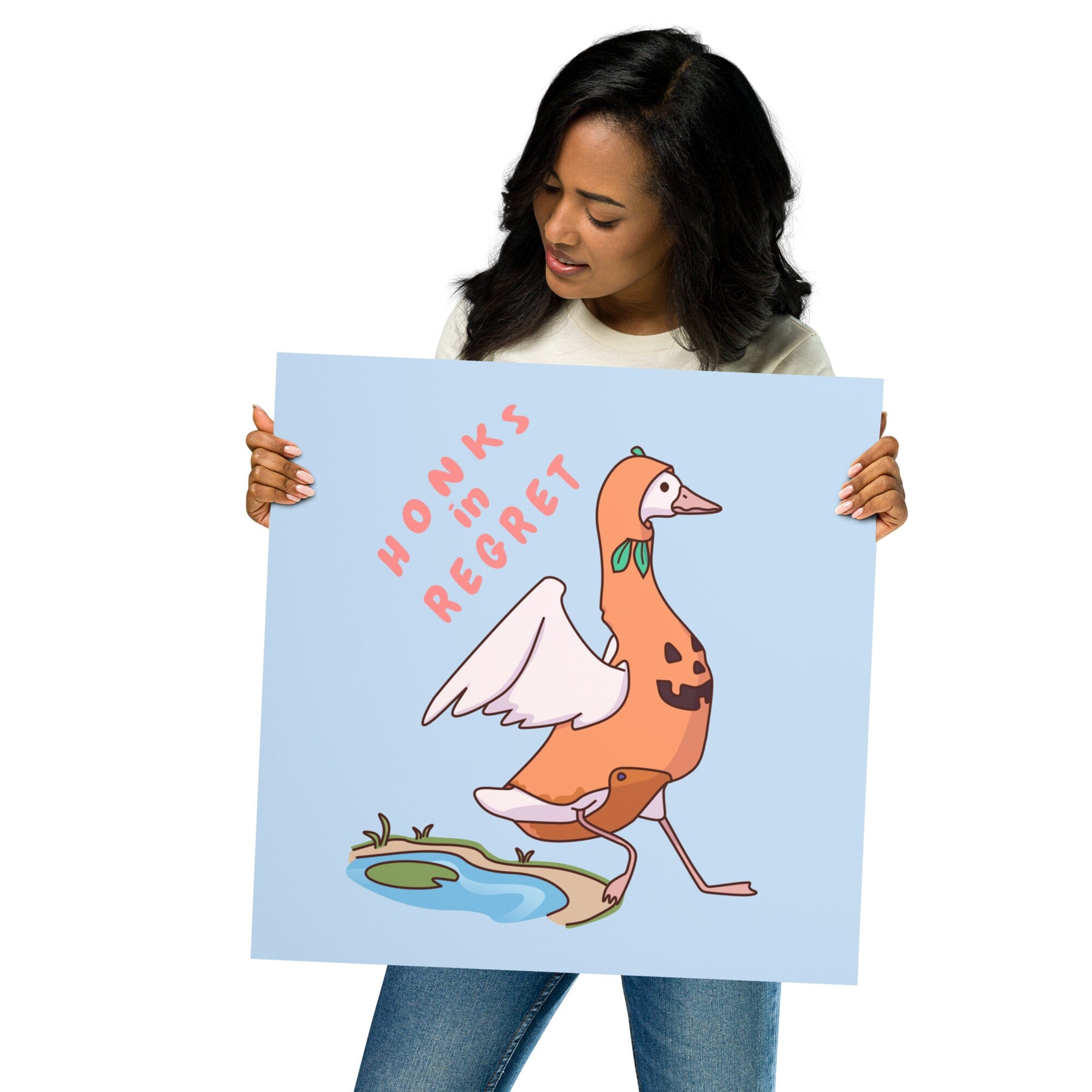 Honks In Regret | Poster | TTI Stream Threads & Thistles Inventory 18″×18″