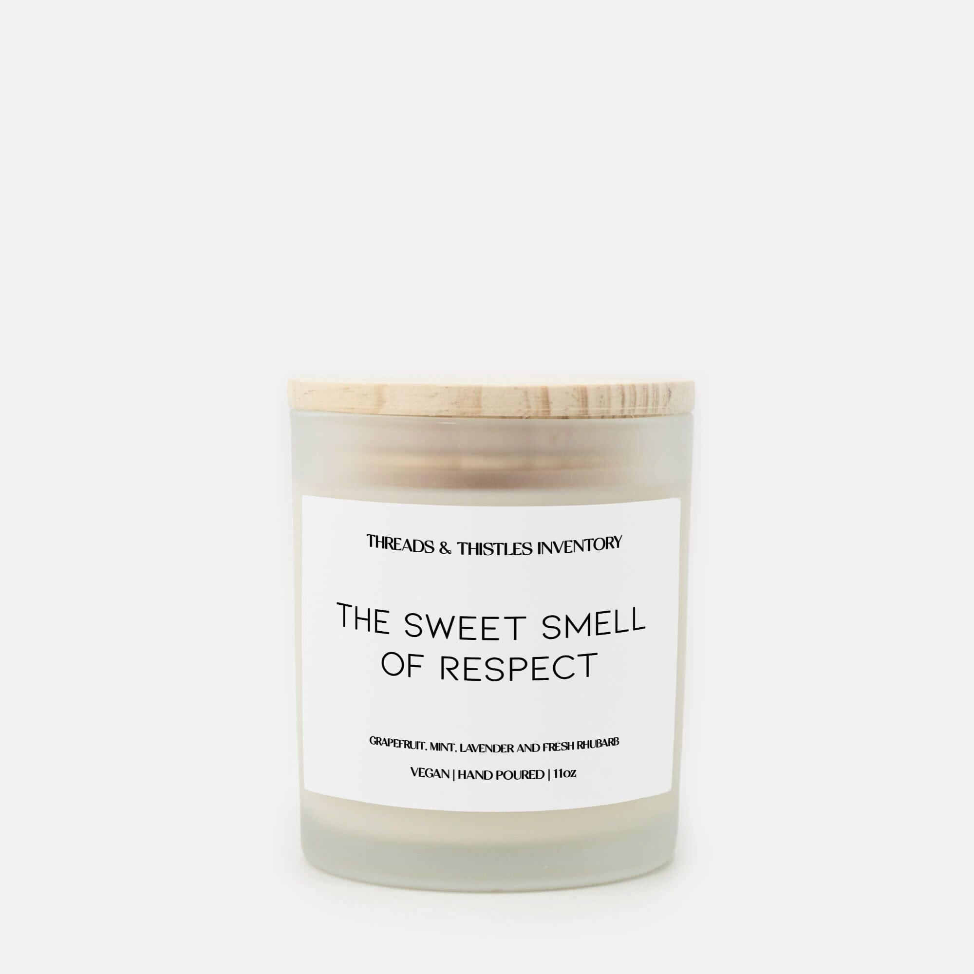 The Sweet Smell of Respect 11oz Candle Feminist Gamer Candles Threads & Thistles Inventory