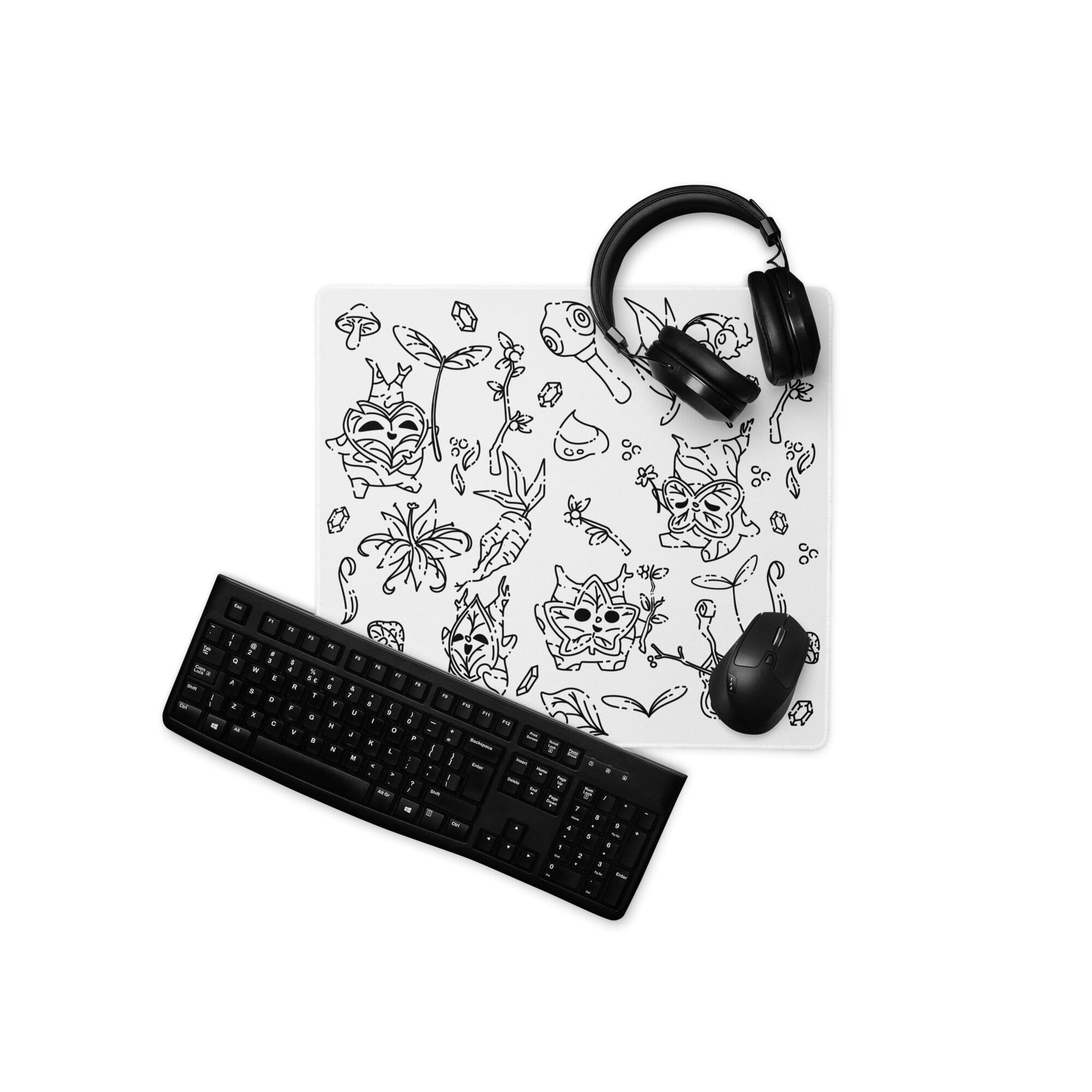 The Koroks | Gaming mouse pad | The Legend of Zelda Threads & Thistles Inventory 18″×16″