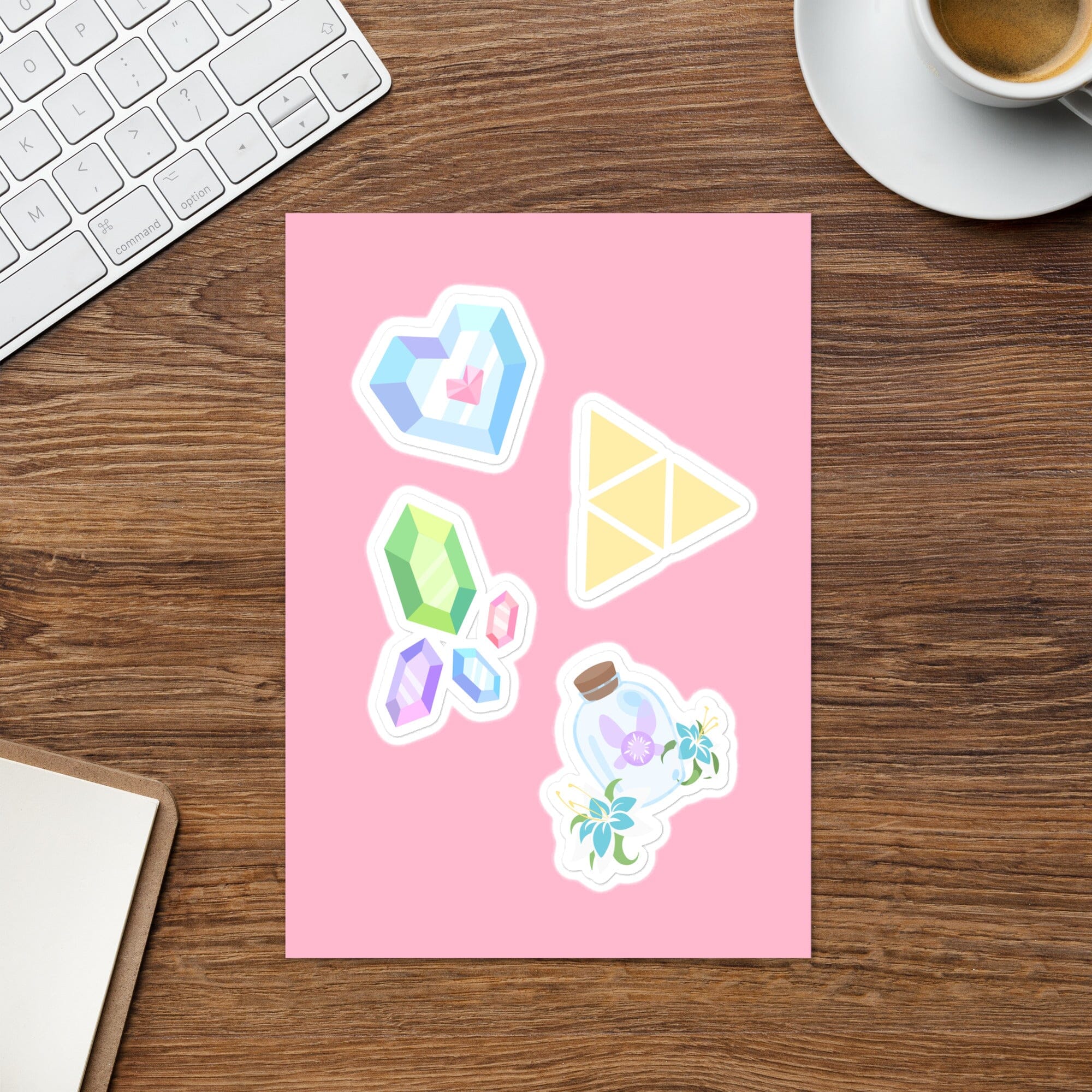 Kawaii Zelda Sticker sheet | Titty Tea Zelda Threads & Thistles Inventory