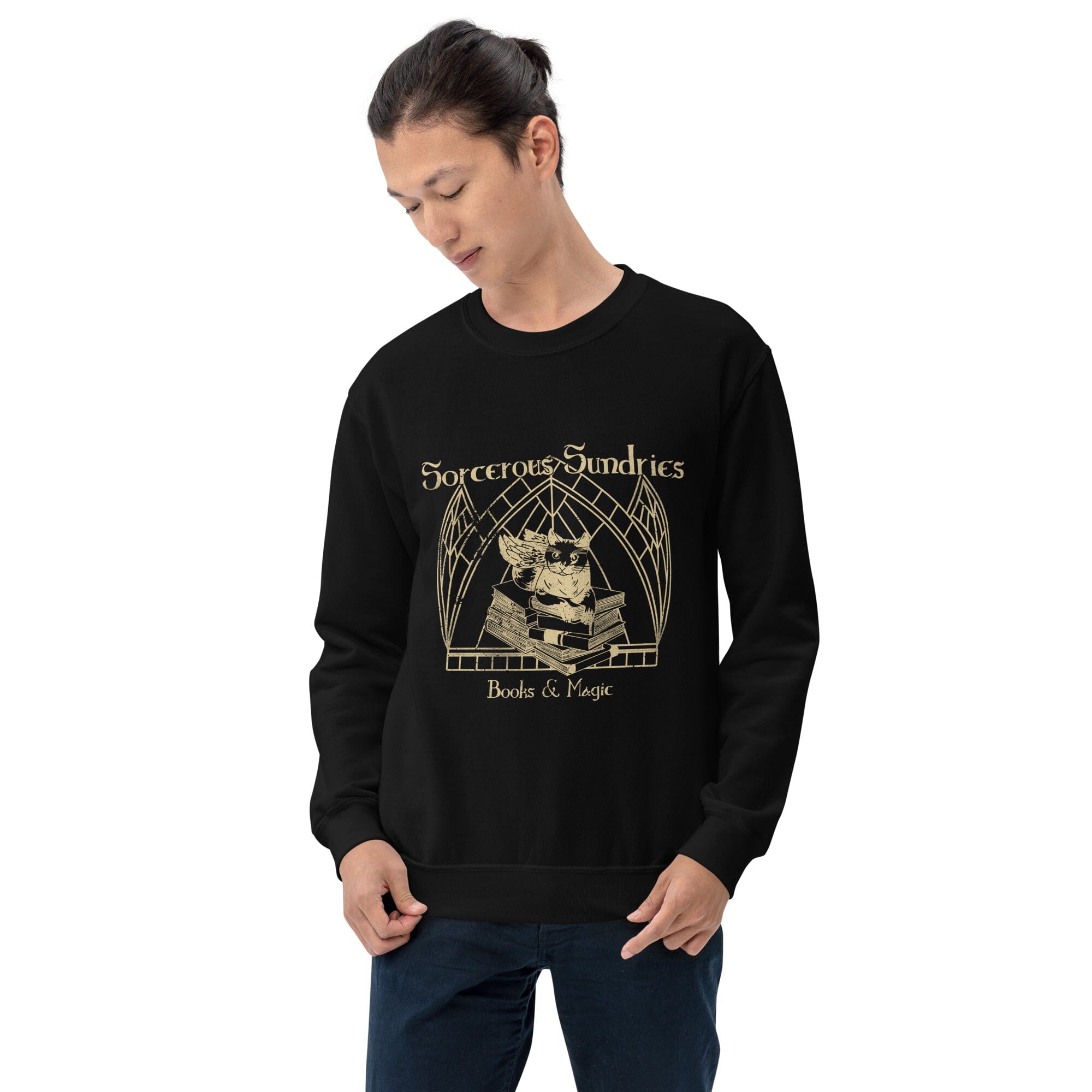 Sorcerous Sundries | Unisex Sweatshirt | Baldur's Gate Threads & Thistles Inventory