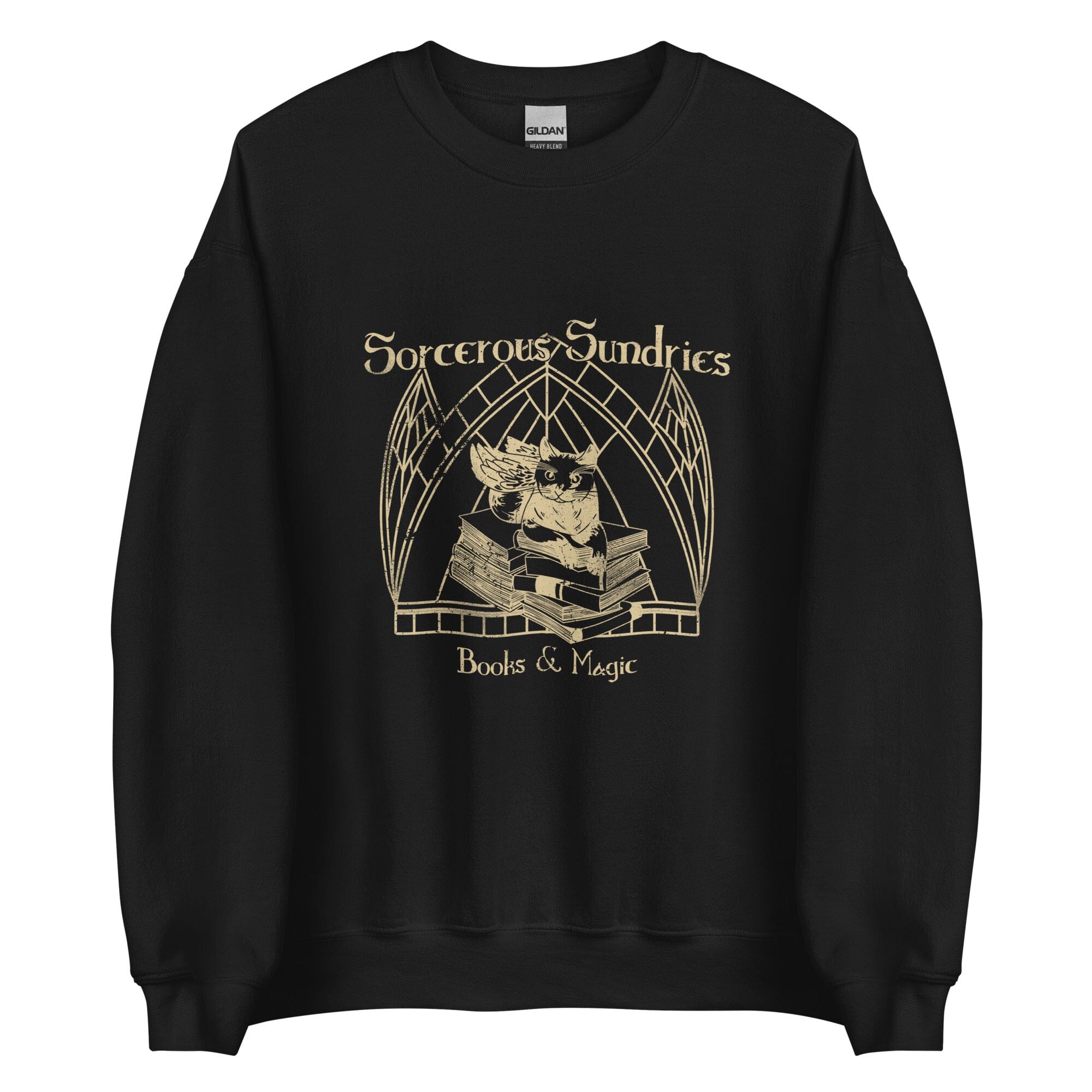 Sorcerous Sundries | Unisex Sweatshirt | Baldur's Gate Threads & Thistles Inventory Black S