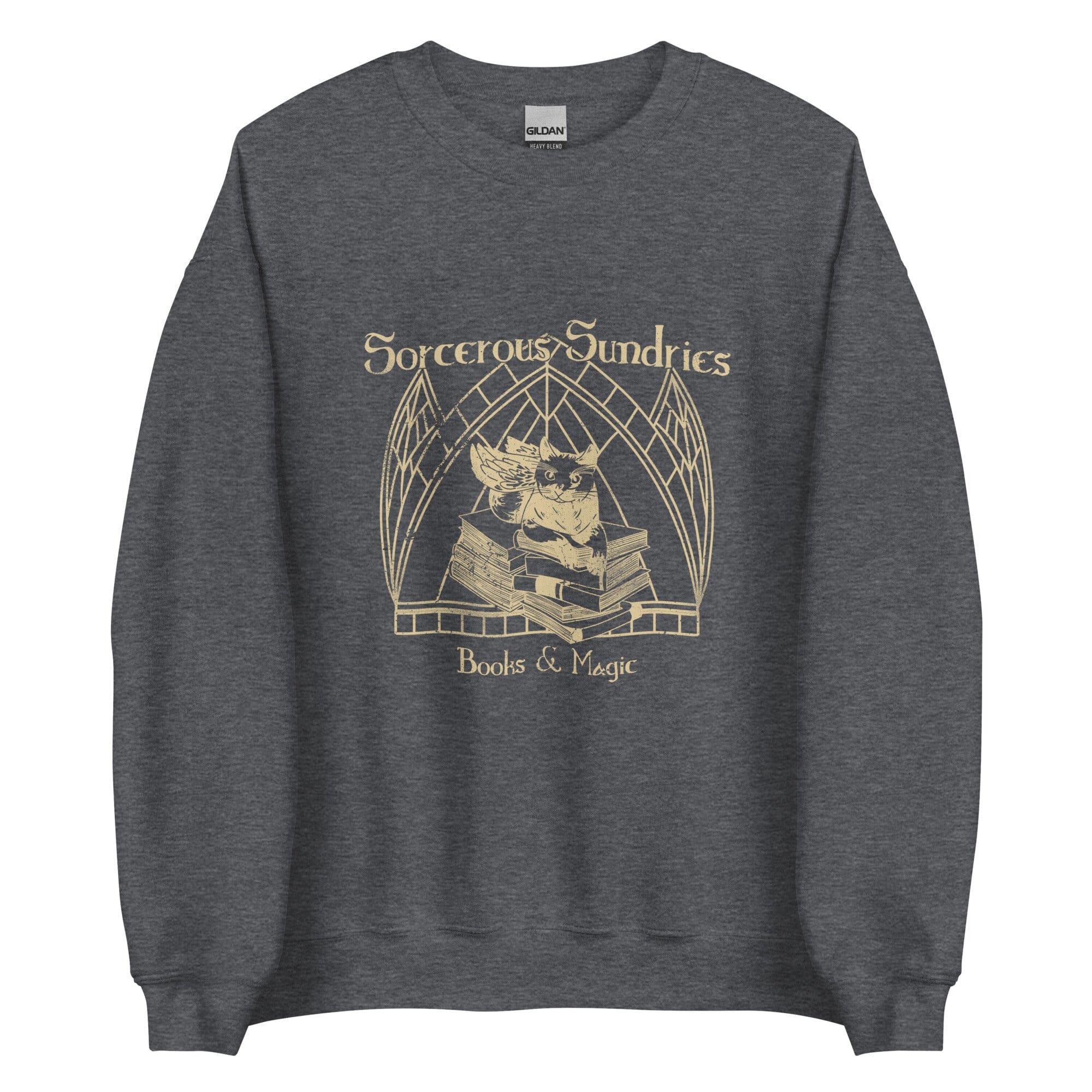 Sorcerous Sundries | Unisex Sweatshirt | Baldur's Gate Threads & Thistles Inventory Dark Heather S