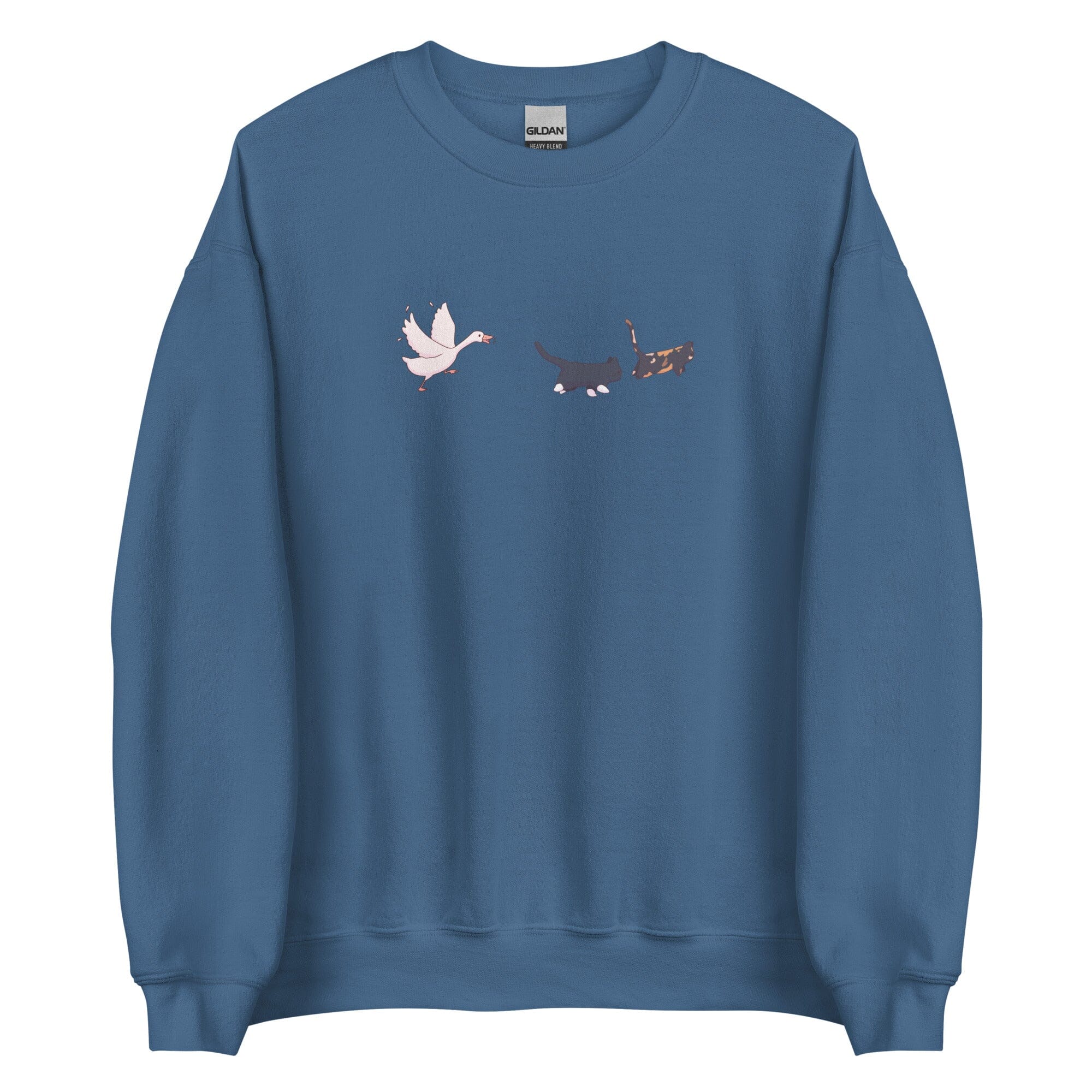 Goose Chase | Unisex Sweatshirt | TTI Stream Threads & Thistles Inventory Indigo Blue S