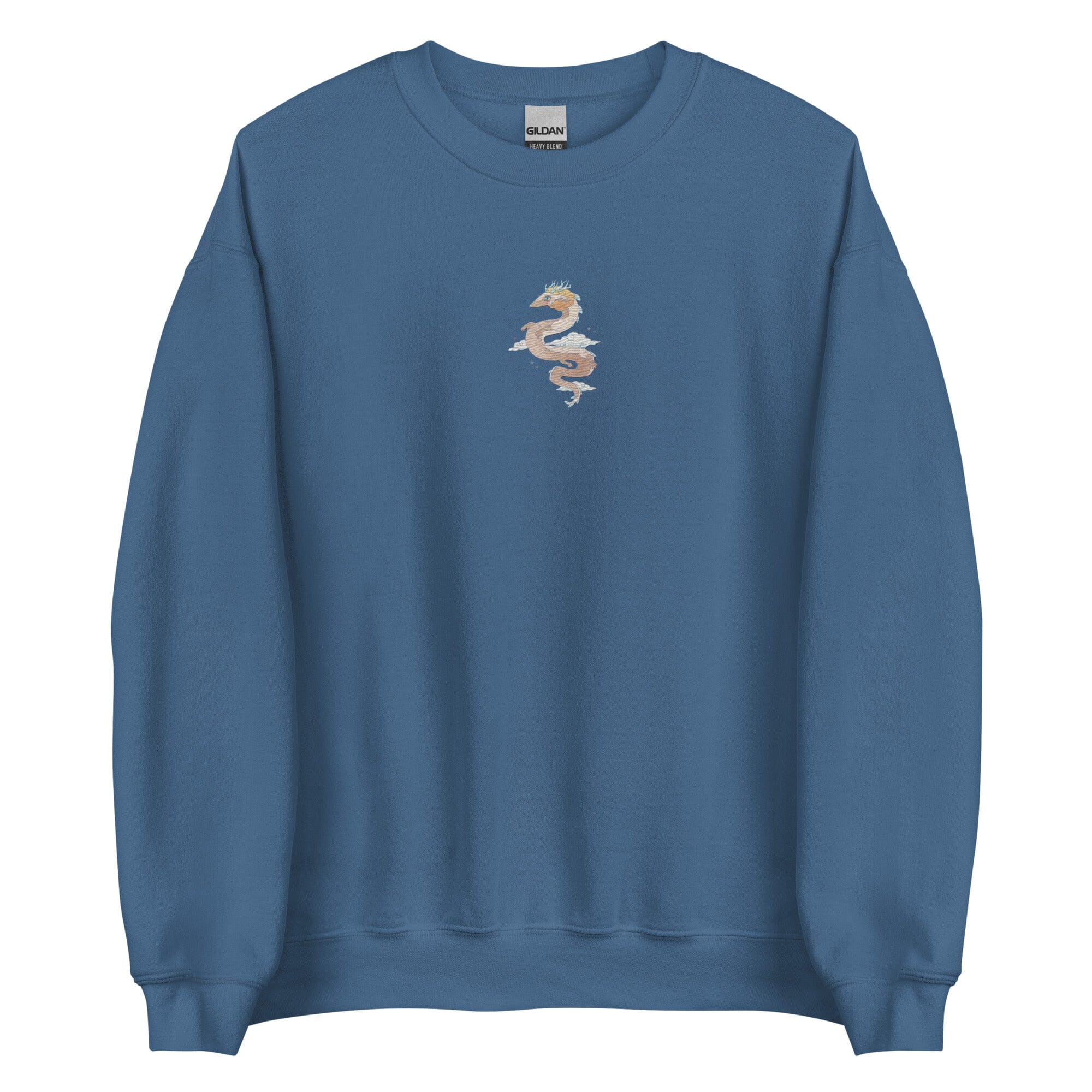 Light Dragon | Unisex Sweatshirt | Zelda Titty Tea Threads & Thistles Inventory Indigo Blue S