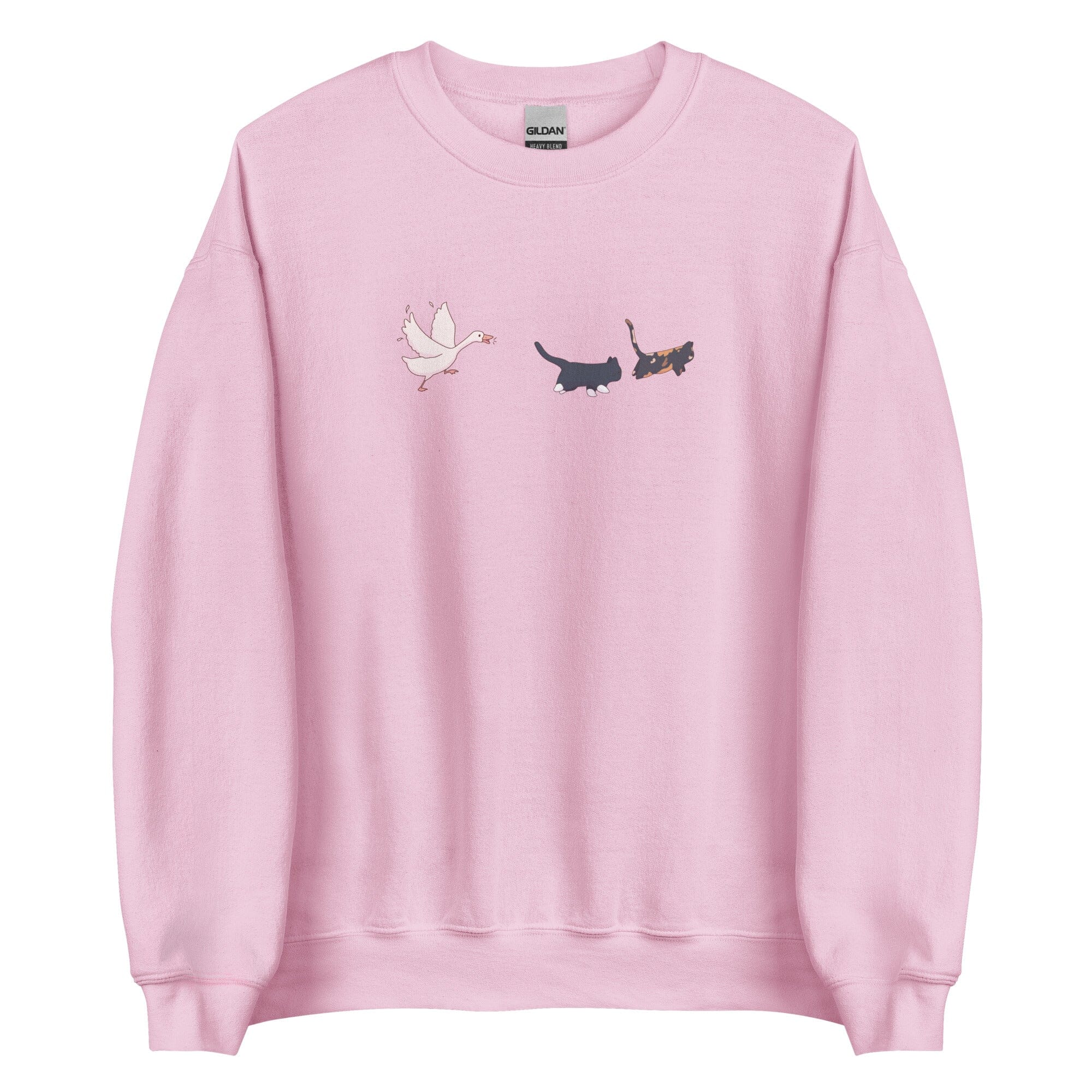 Goose Chase | Unisex Sweatshirt | TTI Stream Threads & Thistles Inventory Light Pink S