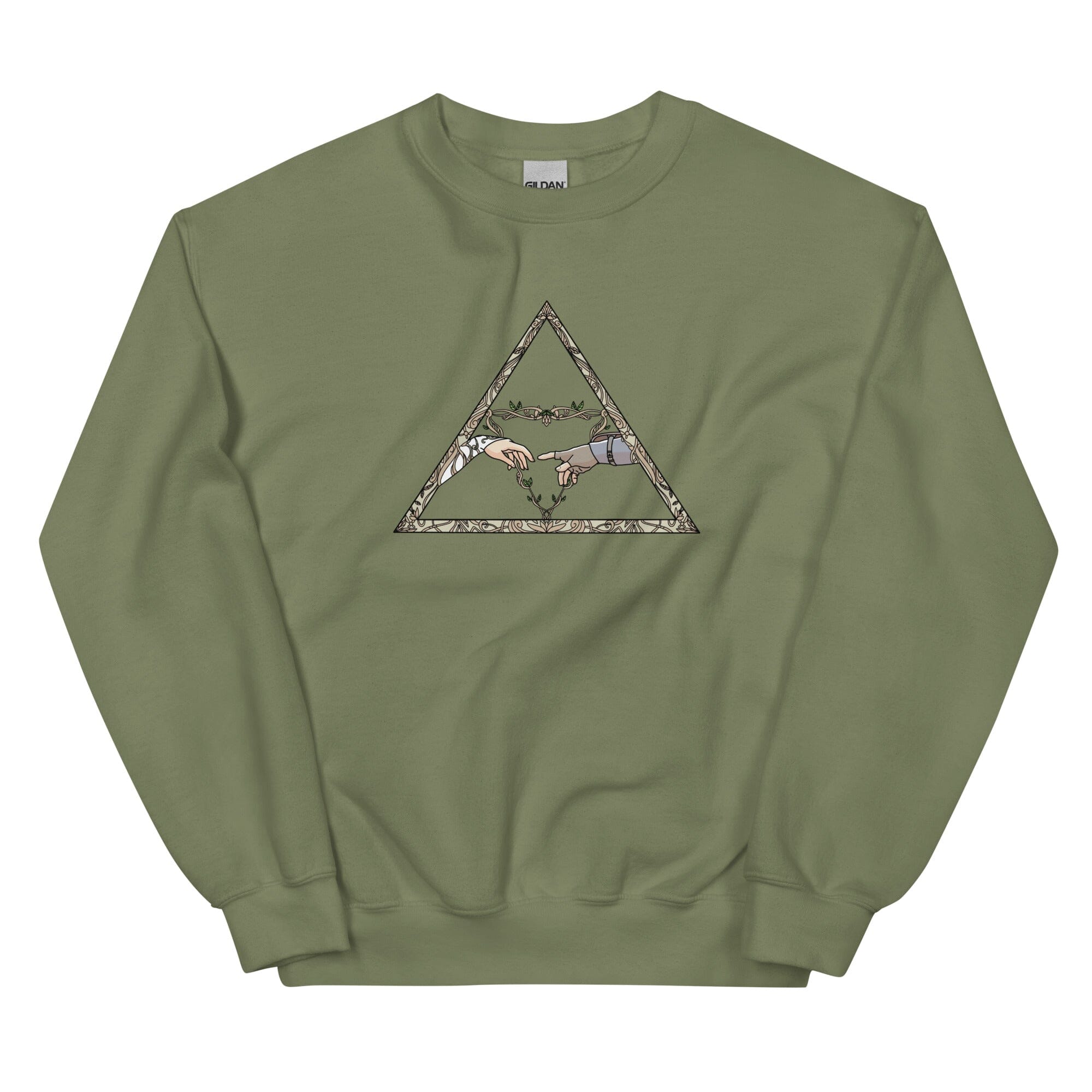The Creation | Unisex Sweatshirt | The Legend of Zelda Sweatshirts Threads and Thistles Inventory Military Green S