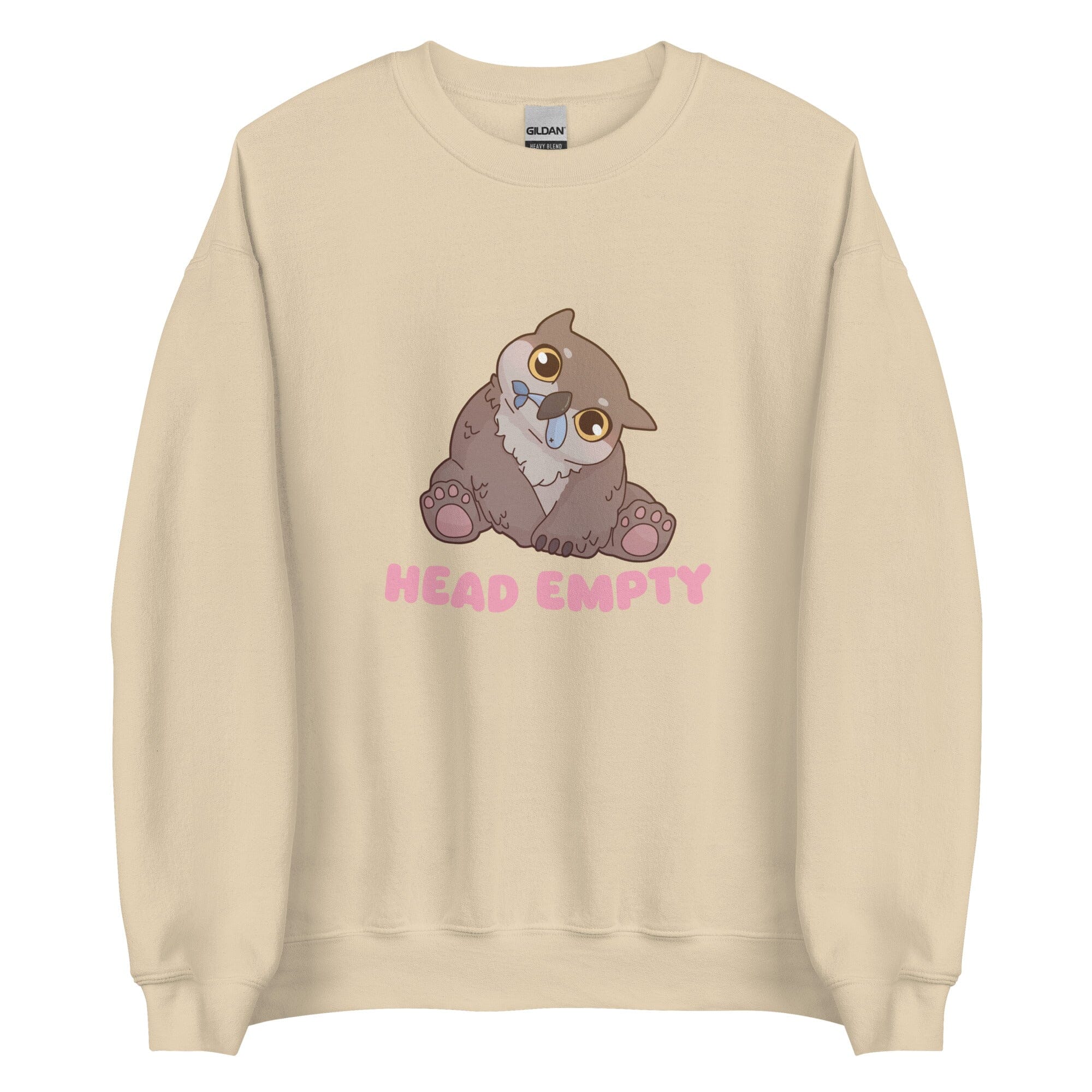 Heaad Empty | Unisex Sweatshirt | Baldur's Gate Threads & Thistles Inventory Sand S