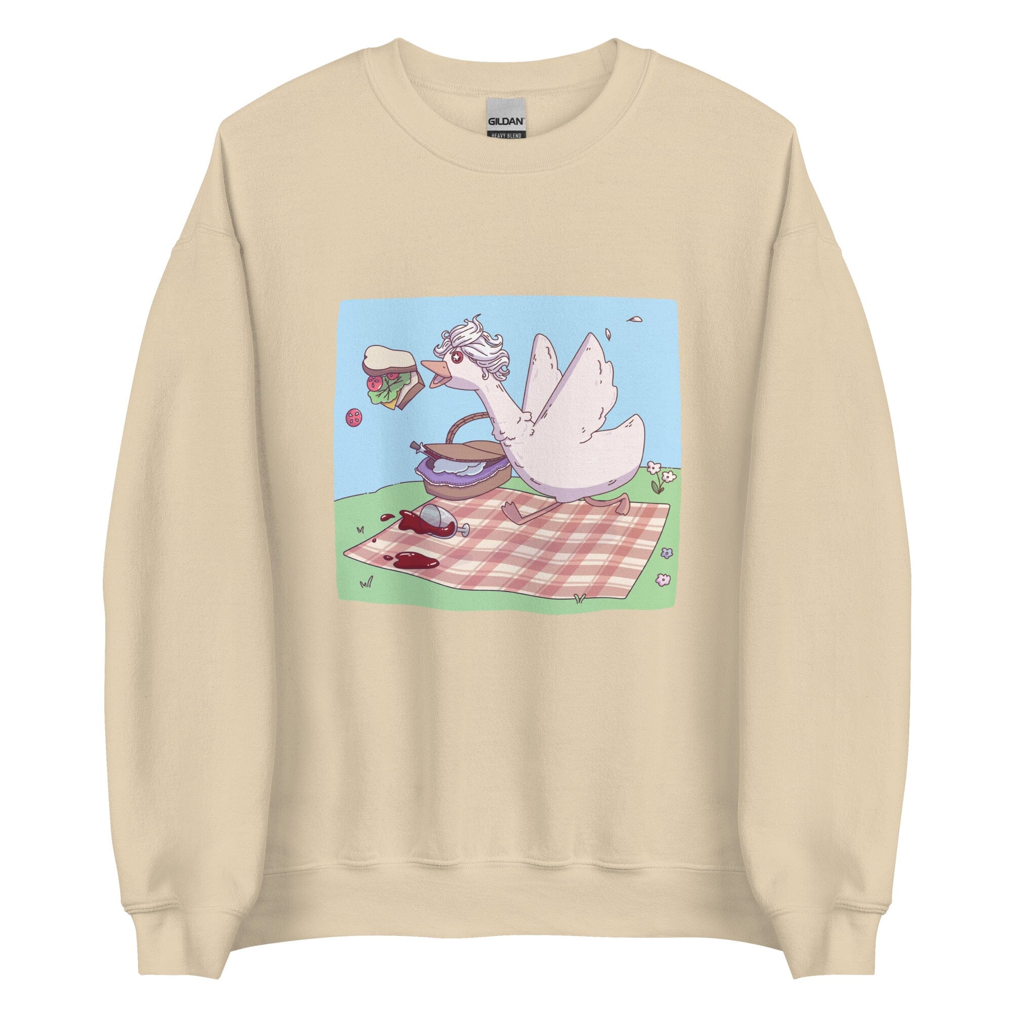 Goosestarion | Unisex Sweatshirt | Baldur's Gate Threads & Thistles Inventory Sand S