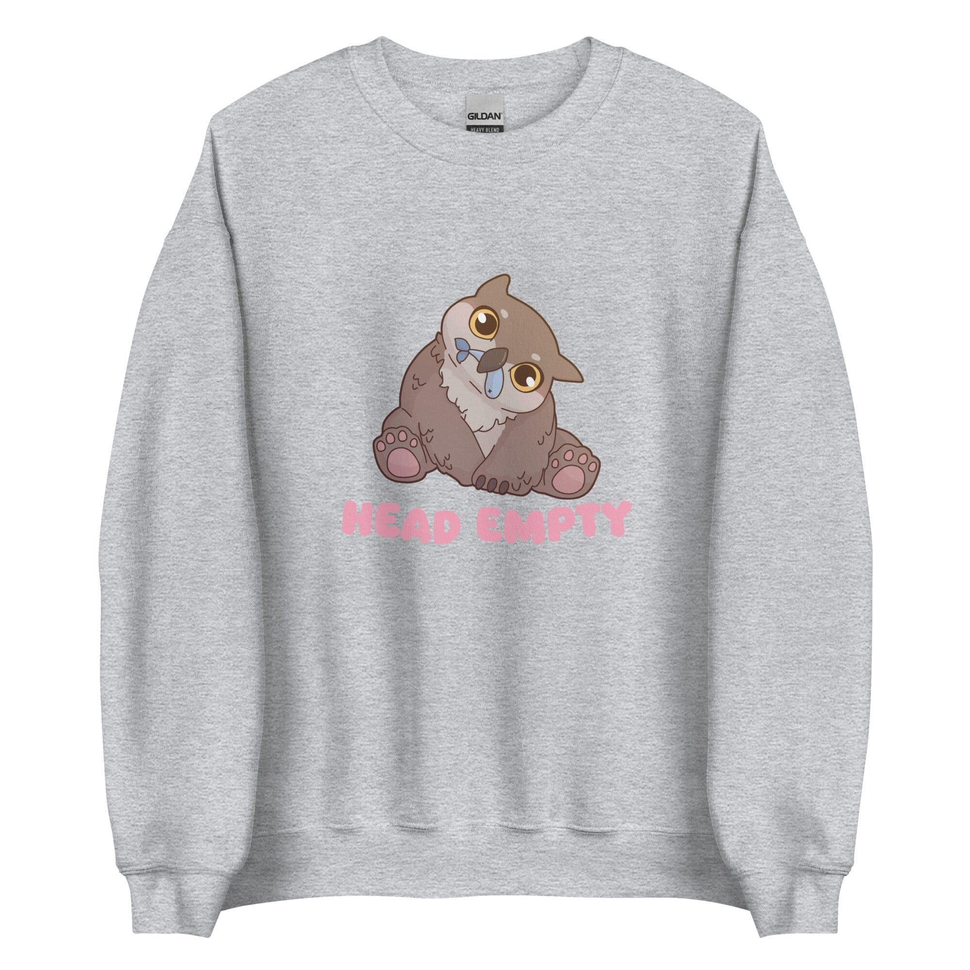 Heaad Empty | Unisex Sweatshirt | Baldur's Gate Threads & Thistles Inventory Sport Grey S