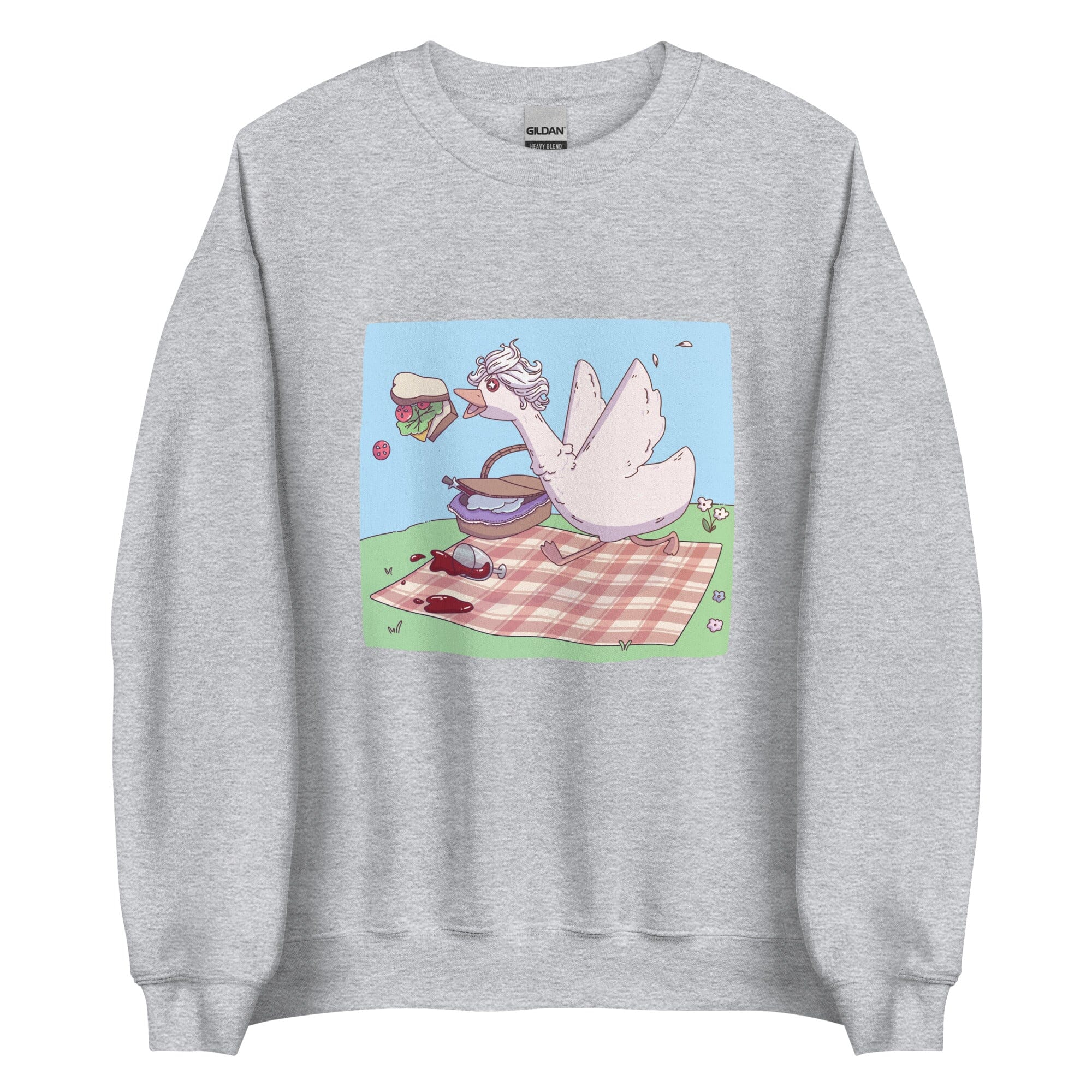 Goosestarion | Unisex Sweatshirt | Baldur's Gate Threads & Thistles Inventory Sport Grey S