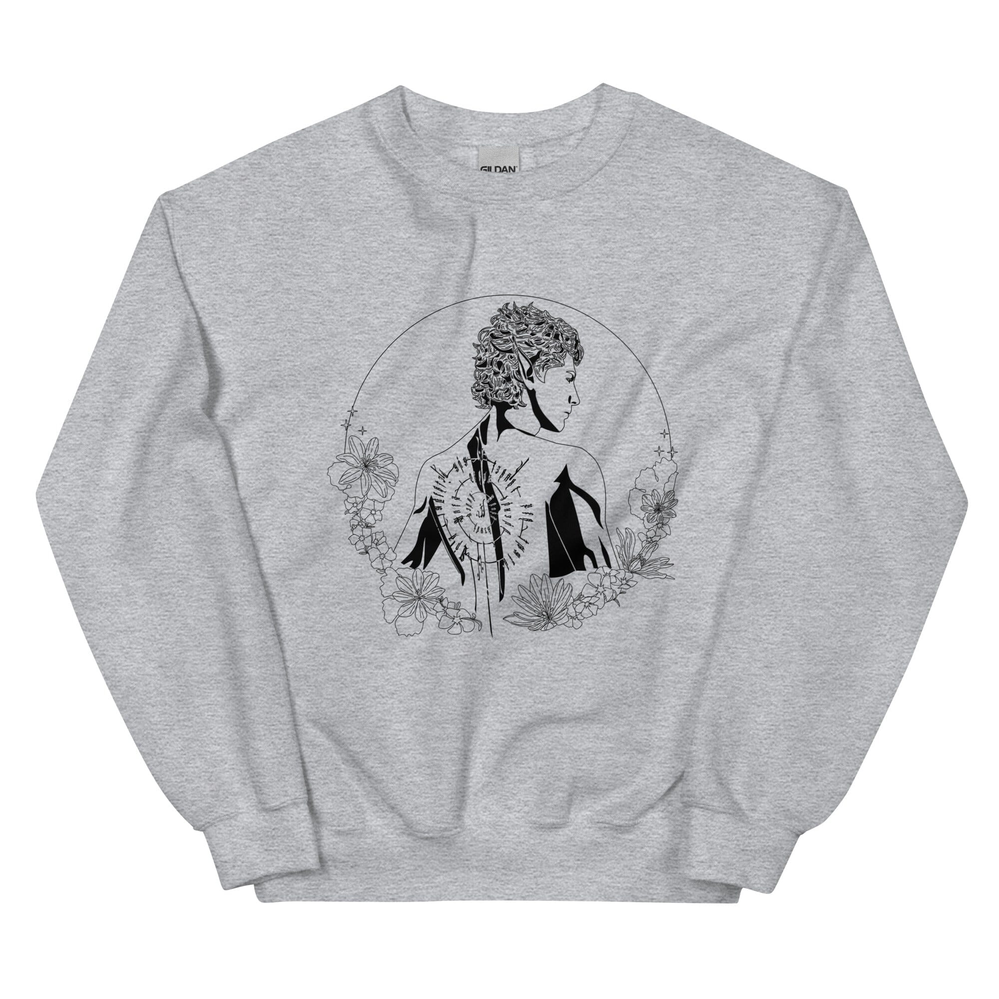 Astarion | Unisex Sweatshirt | Baldur's Gate Threads & Thistles Inventory Sport Grey S