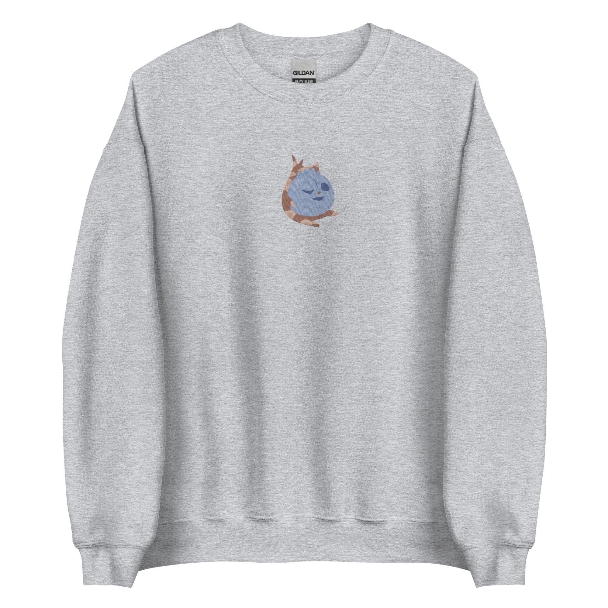 Blueberry Korok | Embroidered Unisex Sweatshirt | Titty Tea Zelda Threads & Thistles Inventory Sport Grey S