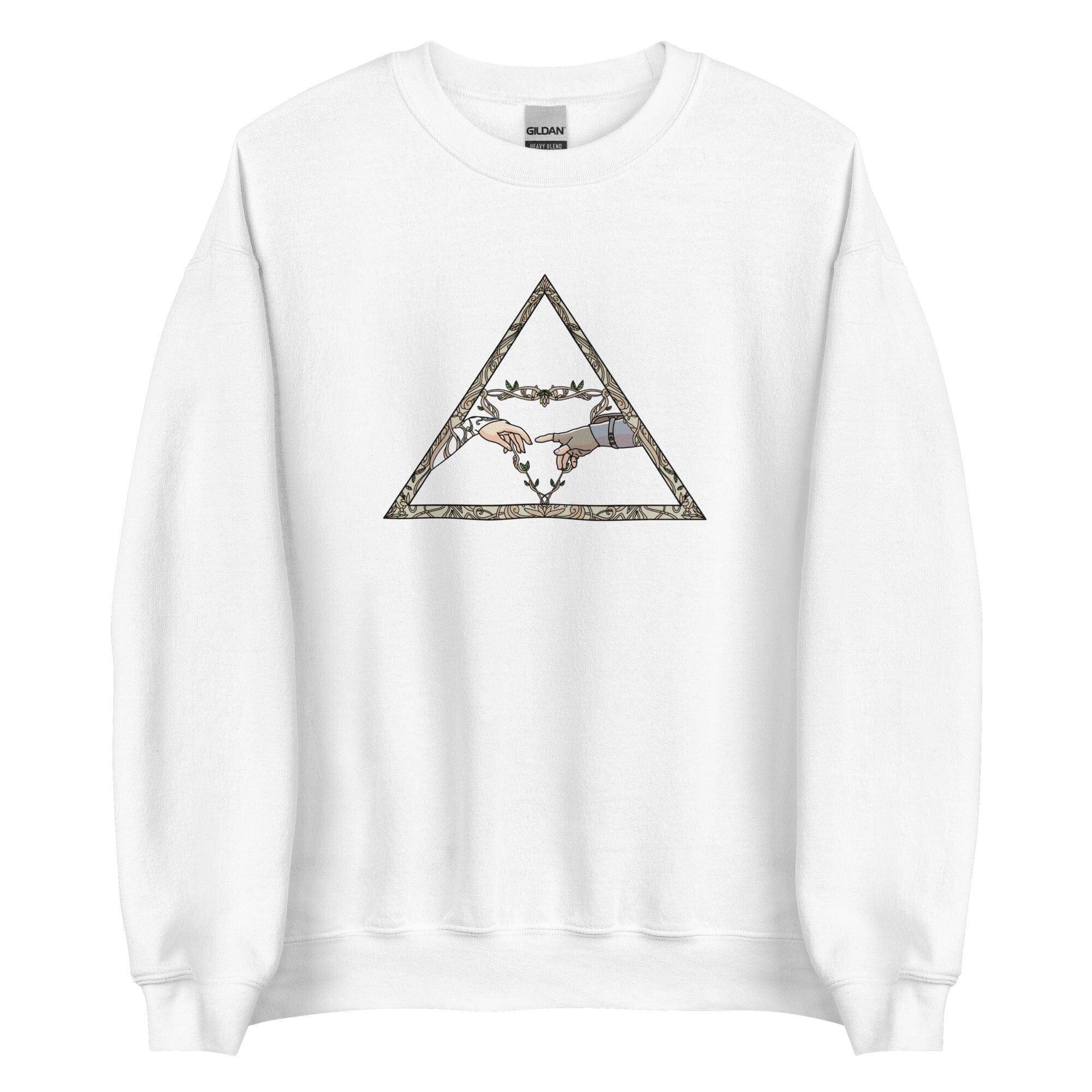 The Creation | Unisex Sweatshirt | The Legend of Zelda Sweatshirts Threads and Thistles Inventory White S 