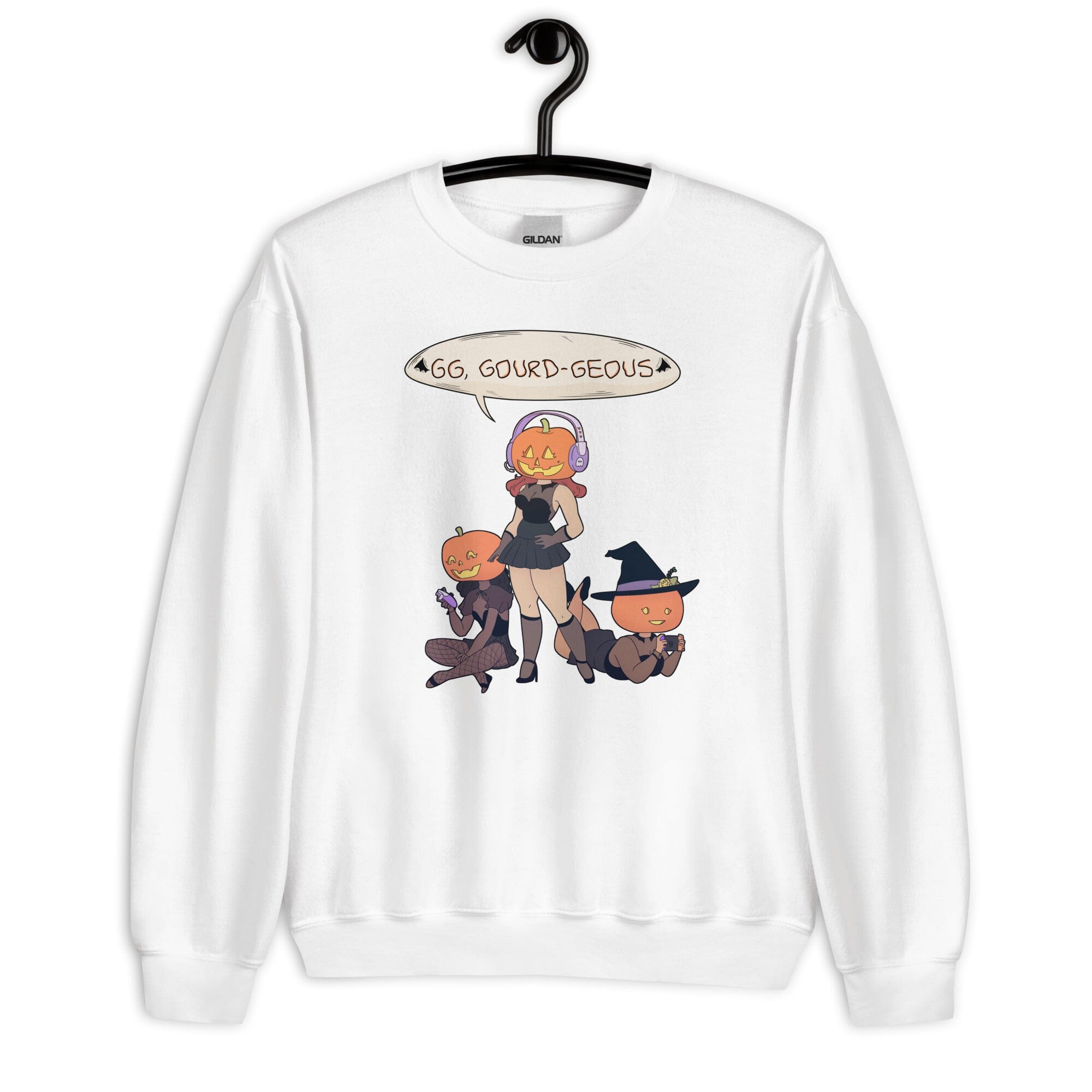 GG, Gourd-geous | Unisex Sweatshirt | Fall Halloween Threads & Thistles Inventory