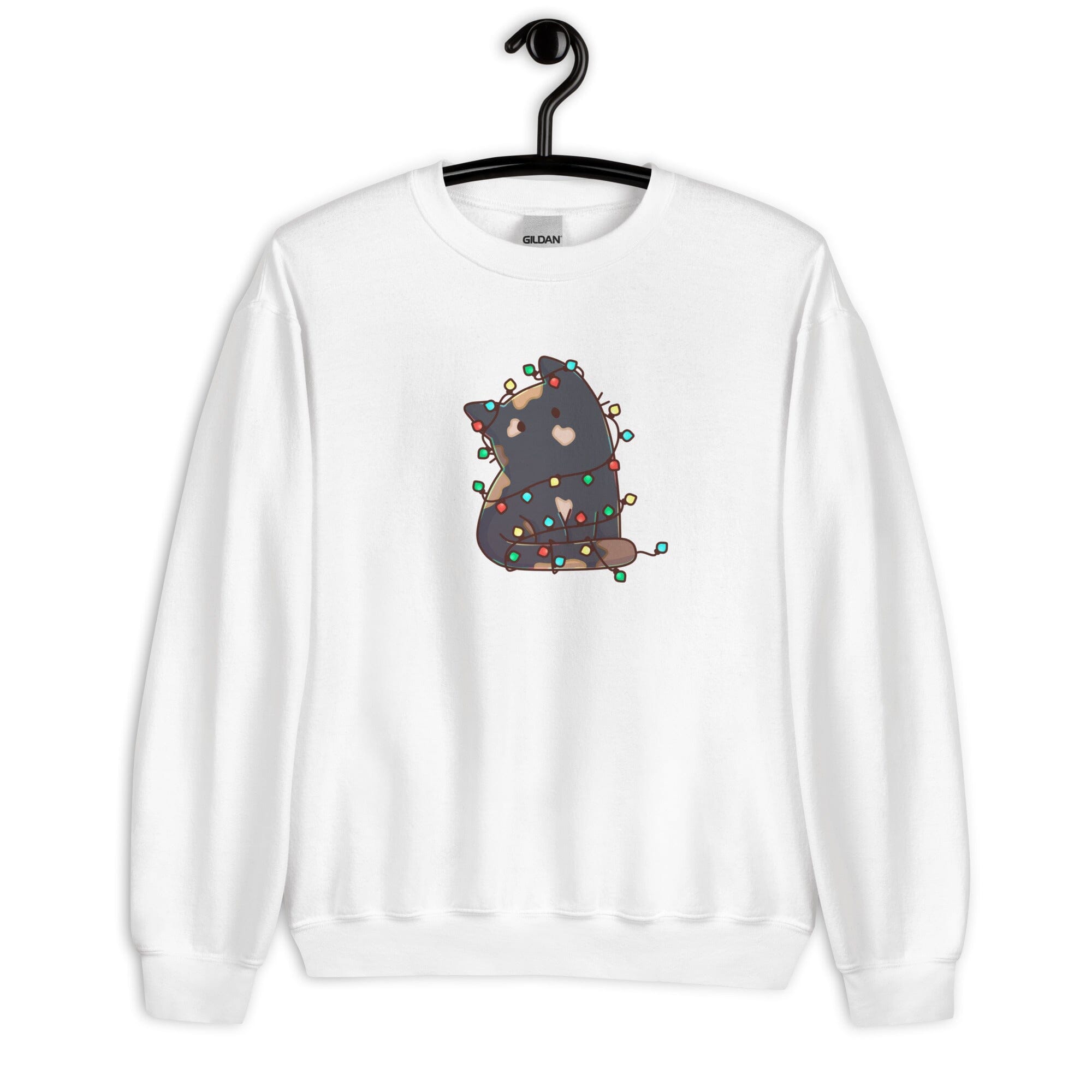 Christmas Torti Kitty | Unisex sweatshirt | TTI Stream Christmas Threads & Thistles Inventory