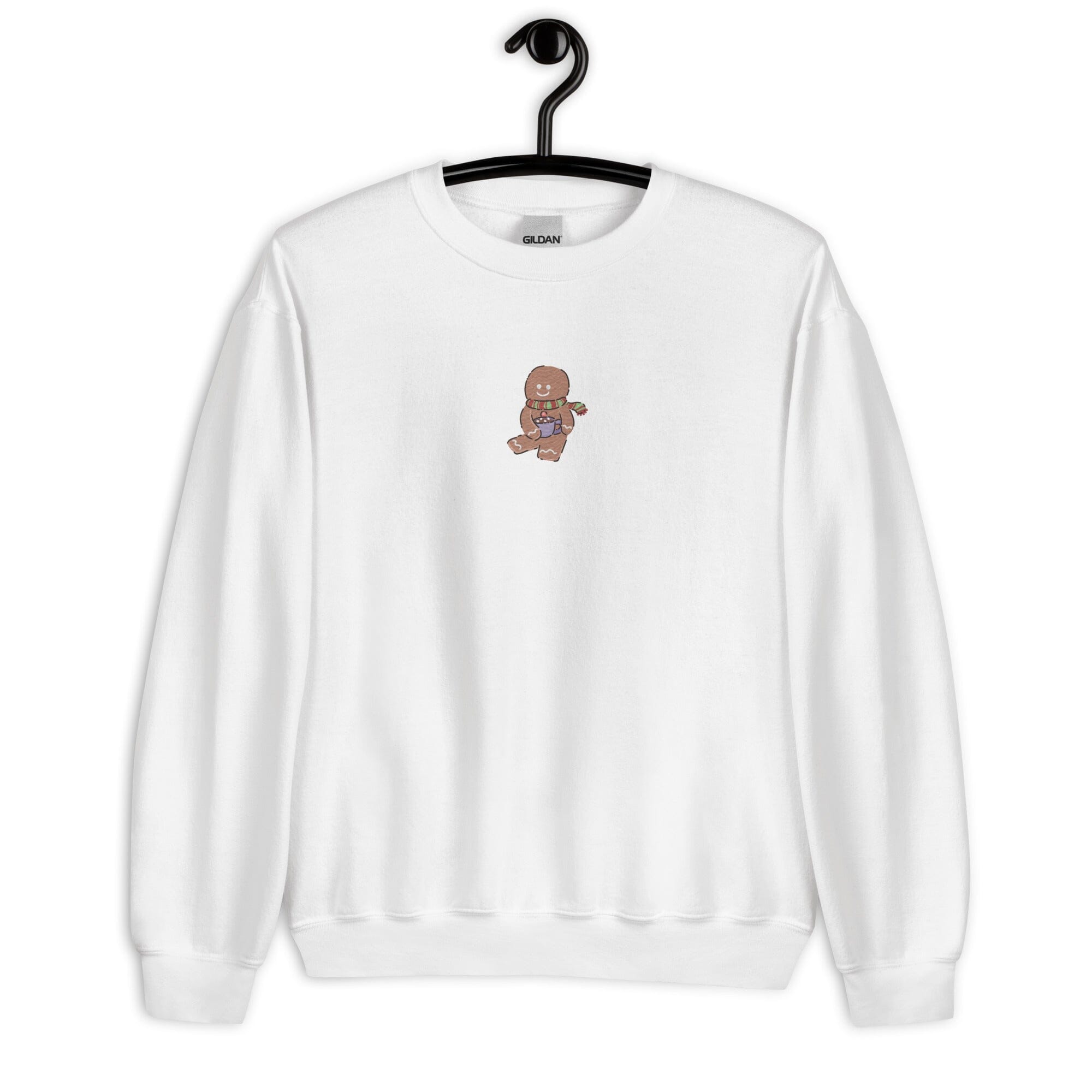 Cozy Christmas Gingerbread | Embroidered Unisex Sweatshirt | Cozy Gamer Christmas Threads & Thistles Inventory