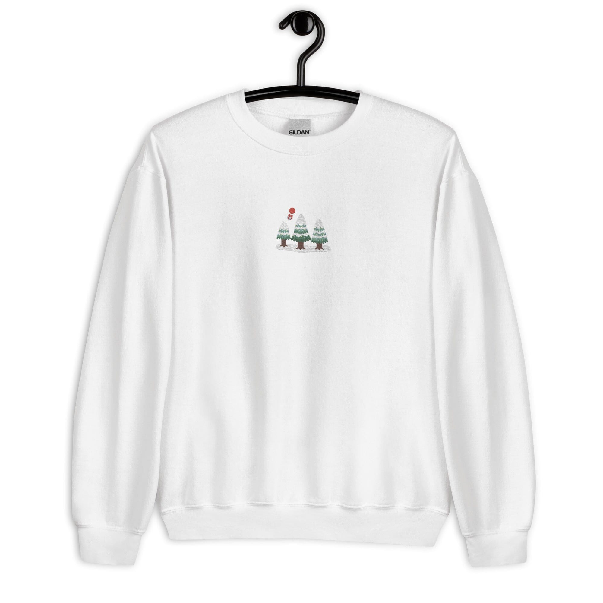 Cozy Animal Crossing Christmas | Embroidered Unisex Sweatshirt | Animal Crossing Threads & Thistles Inventory