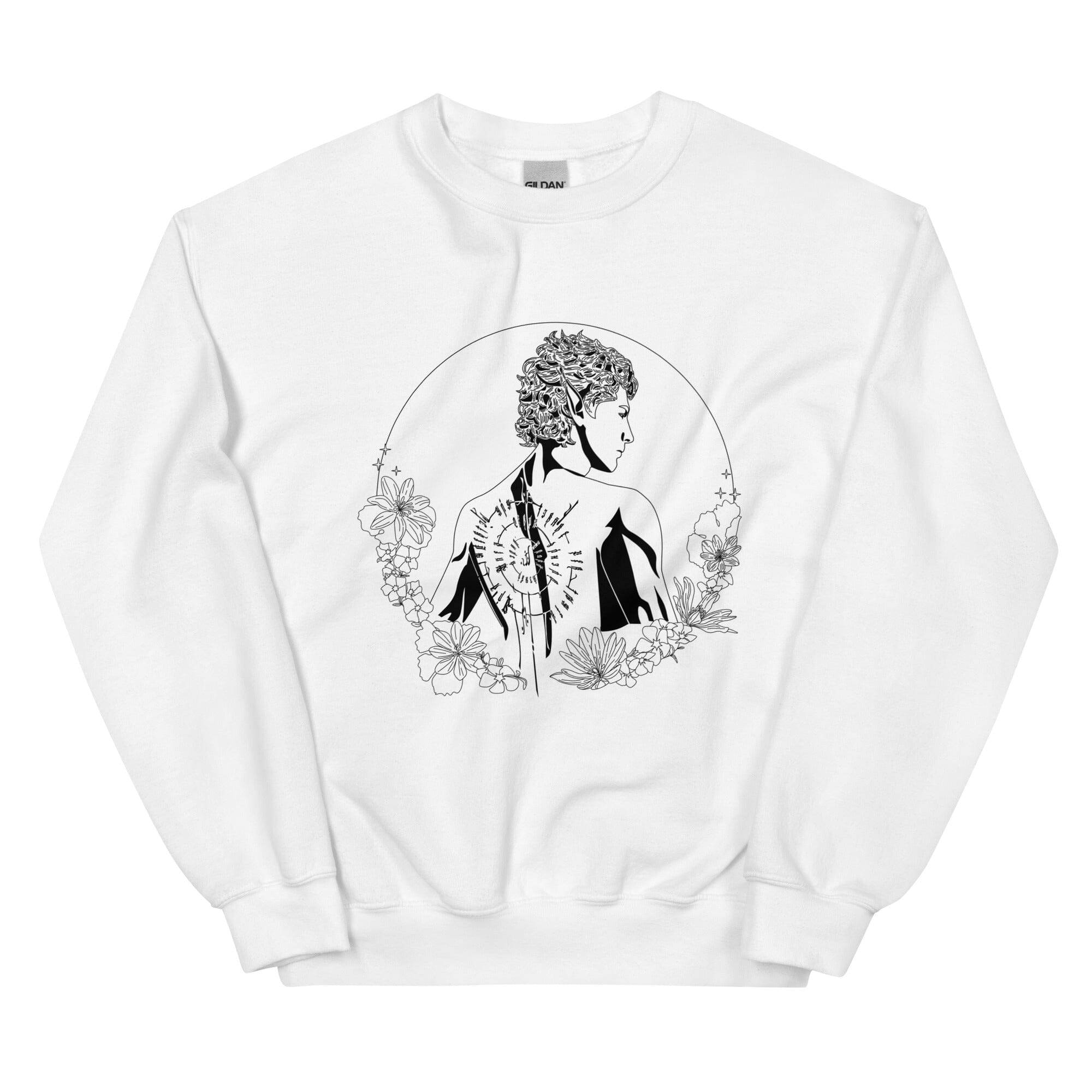 Astarion | Unisex Sweatshirt | Baldur's Gate Threads & Thistles Inventory White S