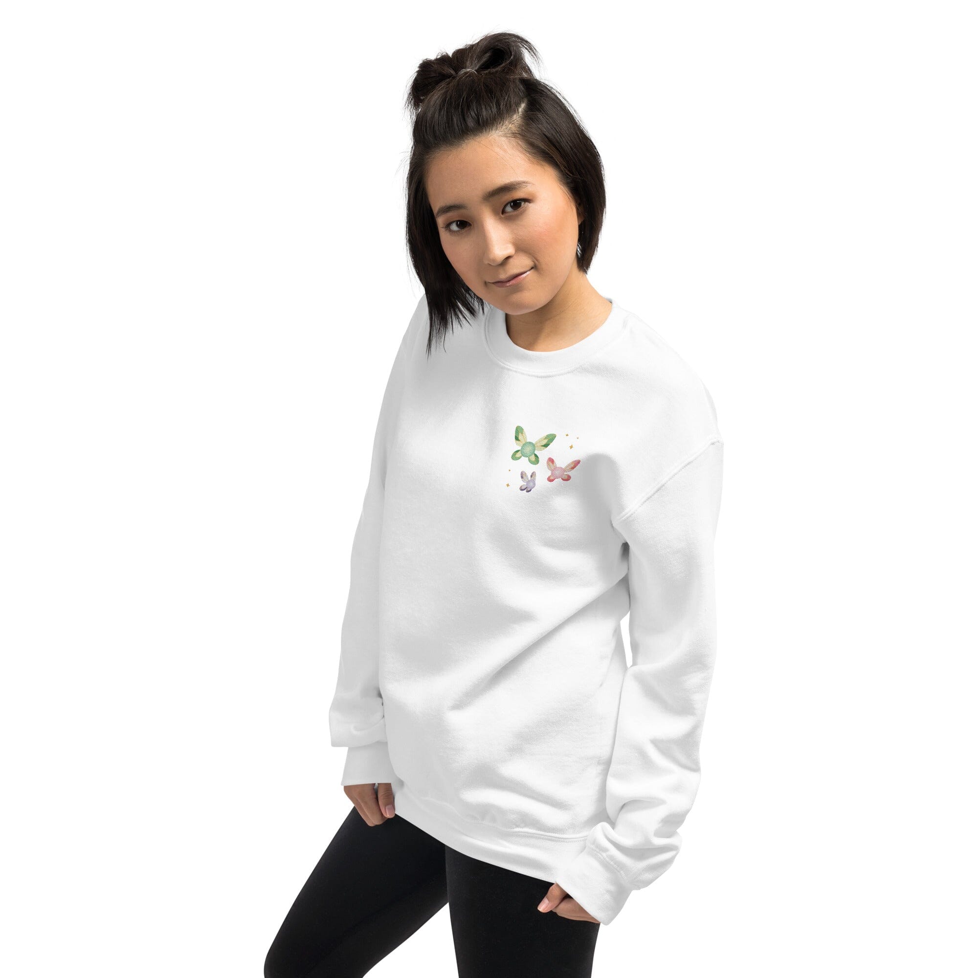 Navi Fairies | Embroidered Unisex Sweatshirt | The legend of Zelda Threads & Thistles Inventory